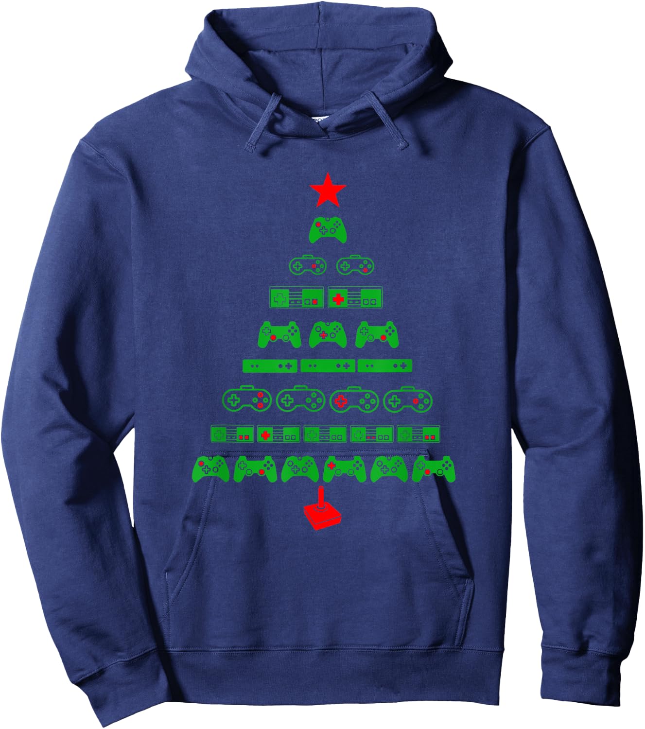 Christmas Gamer Shirt - Video Games Hoodie - Hoodie | Navy