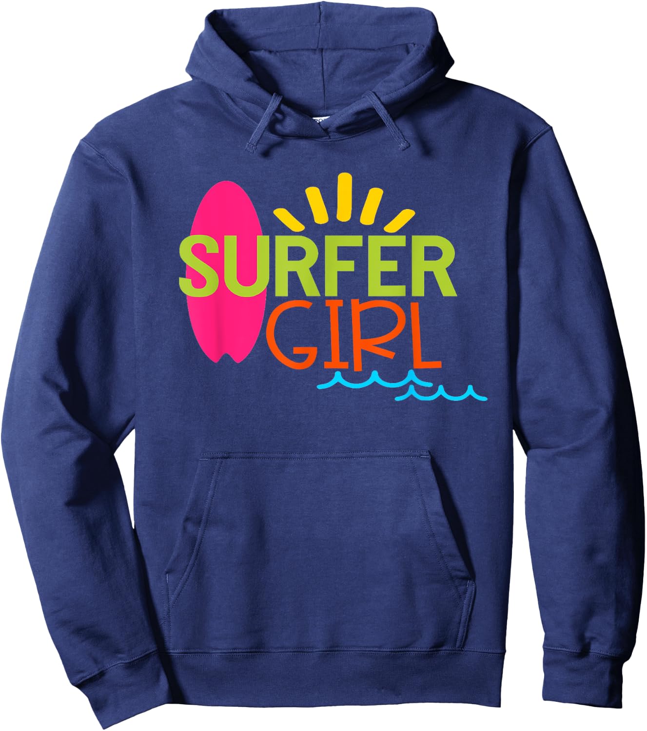 Surfer Girl Hoodie - Hoodie | Navy