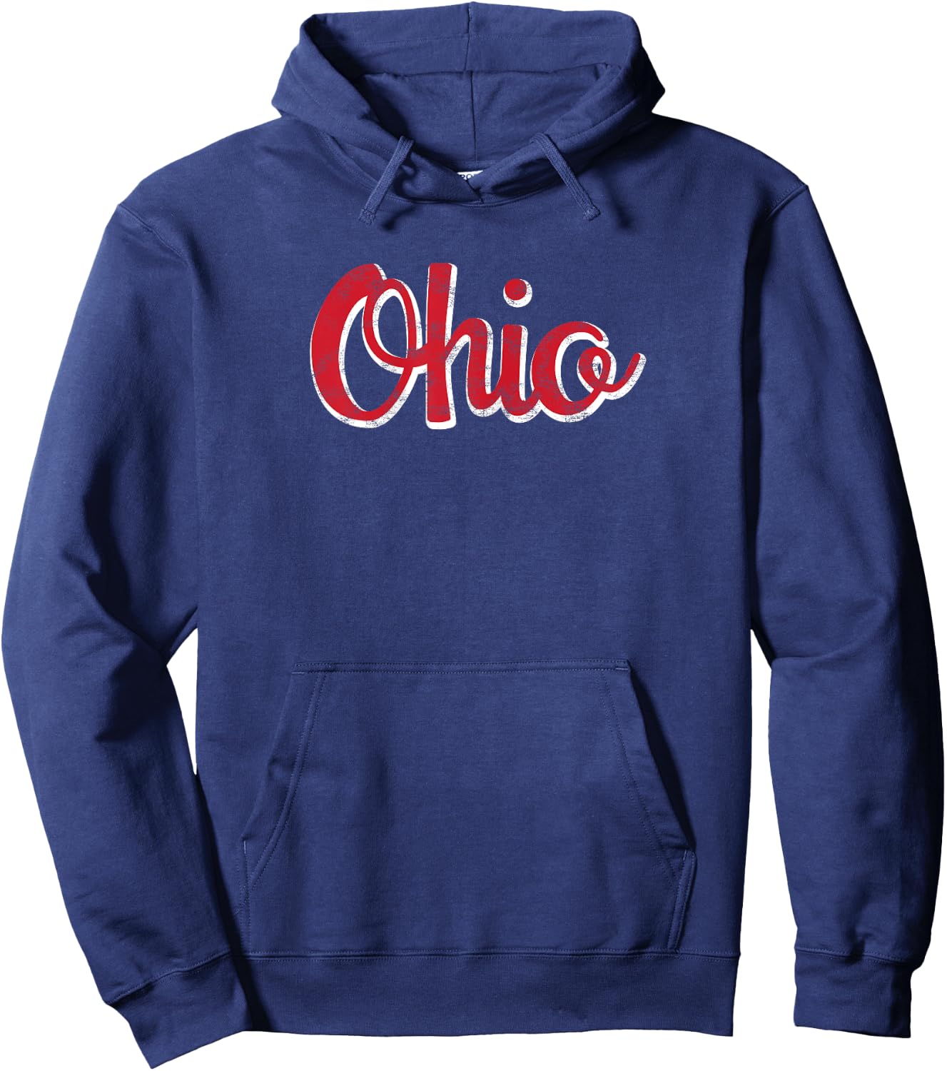 Ohio - Classic Ohio Script Hoodie - Hoodie | Navy