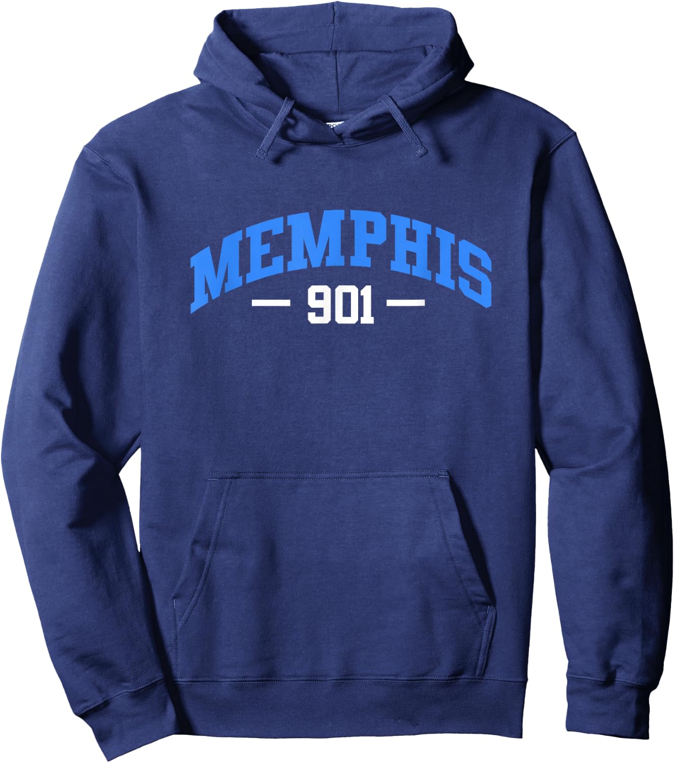 Memphis 901 Area Code Tennessee State Hoodie - Hoodie | Navy
