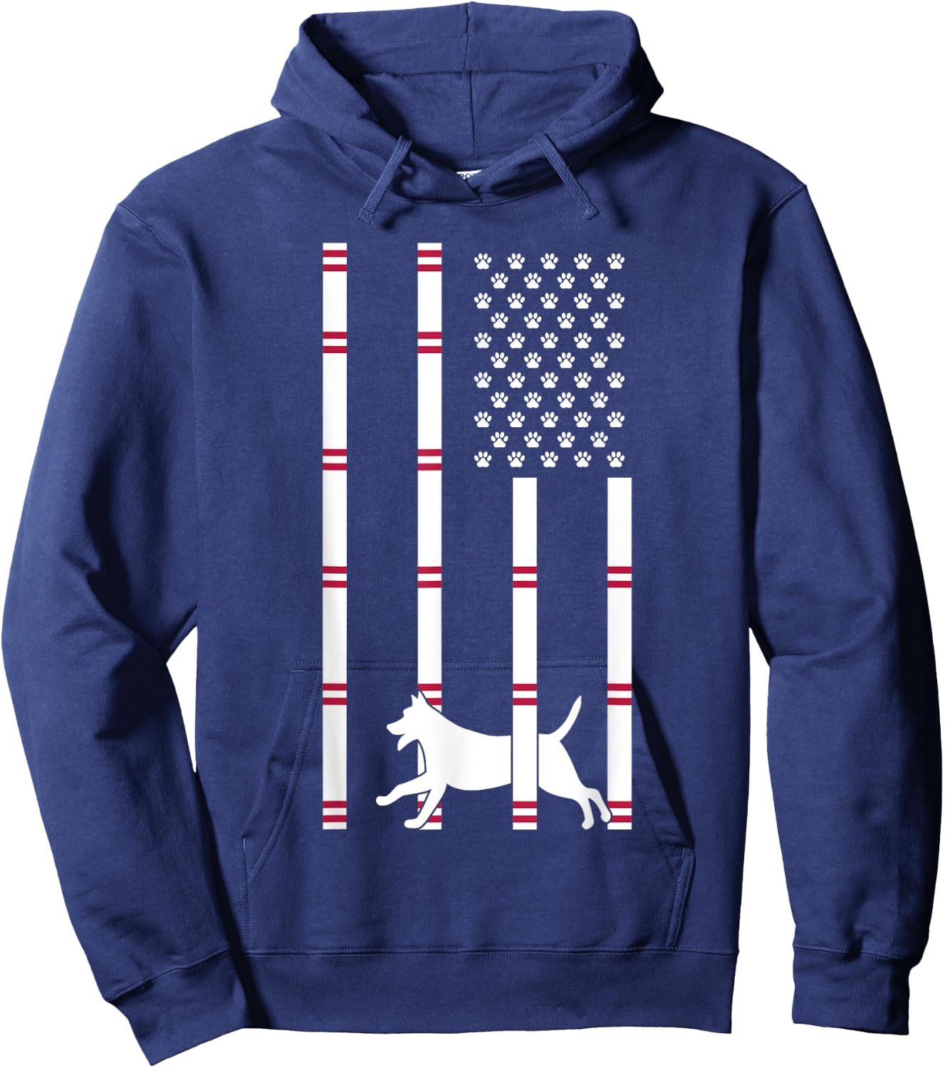 Canine Dog Agility Women Hoodie - Hoodie | Navy