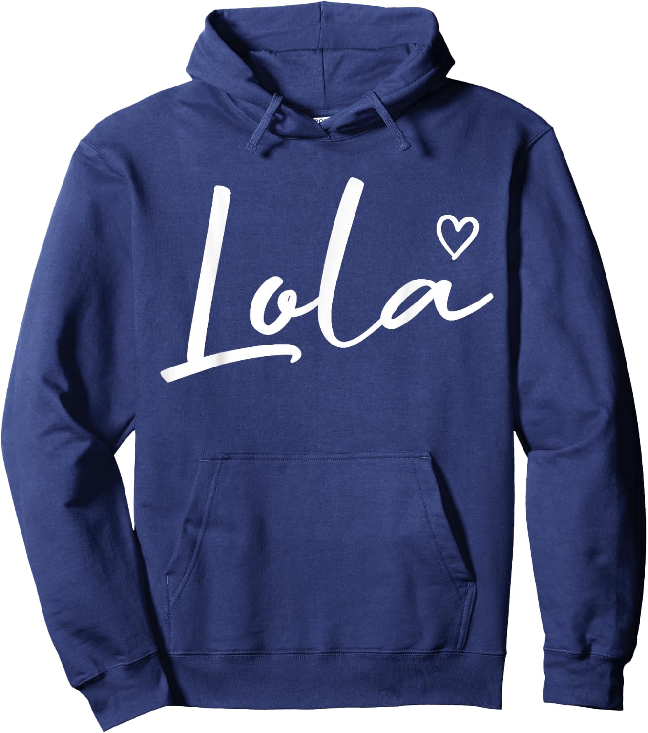Lola Gifts Grandma Heart Mother's Day Lola Hoodie - Hoodie | Navy