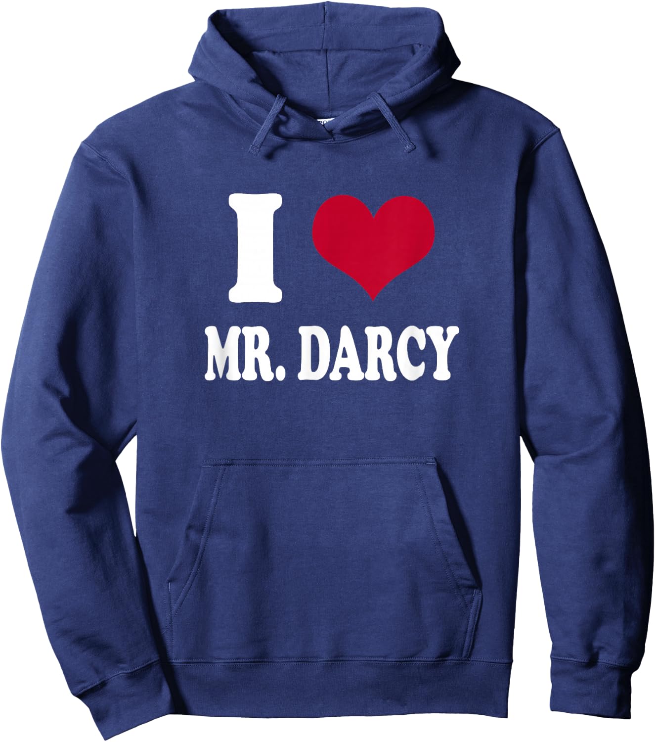 Girls I Heart Mr Darcy Hoodie - Hoodie | Navy