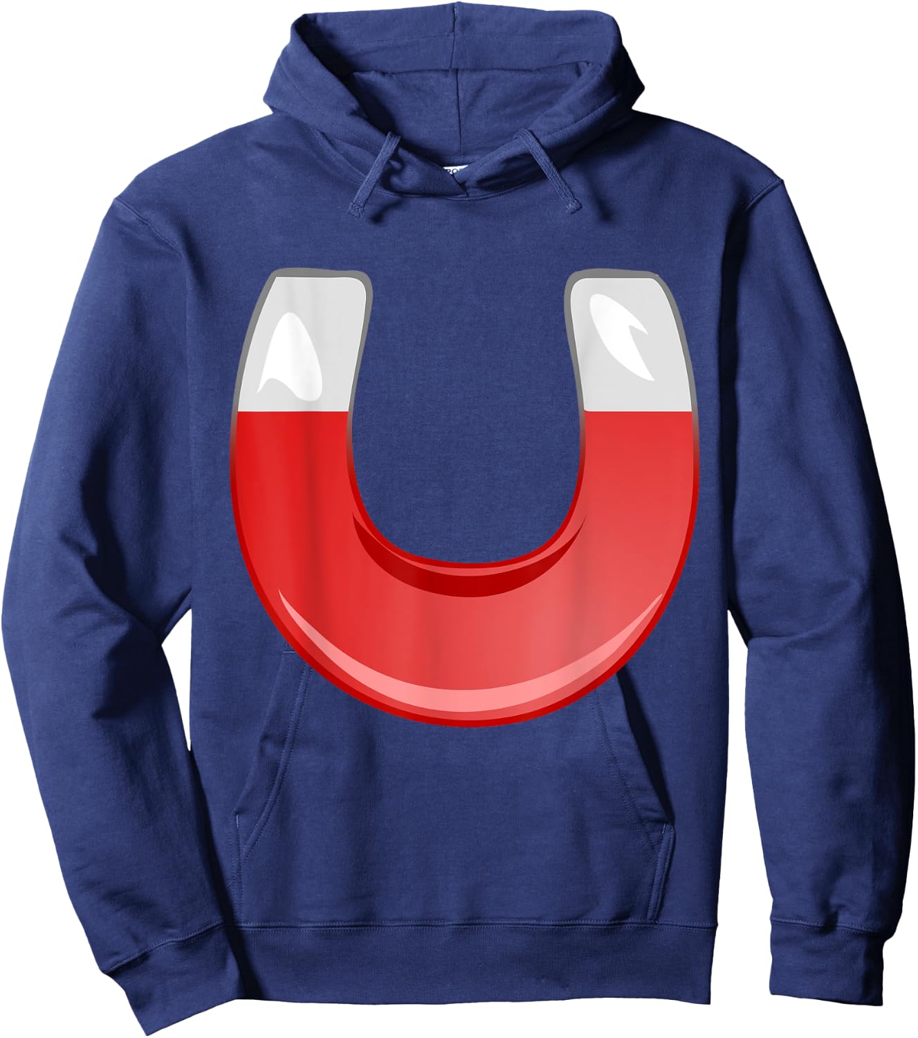 Horseshoe Magnet Metal Magnetic Magnetism Hoodie - Hoodie | Navy