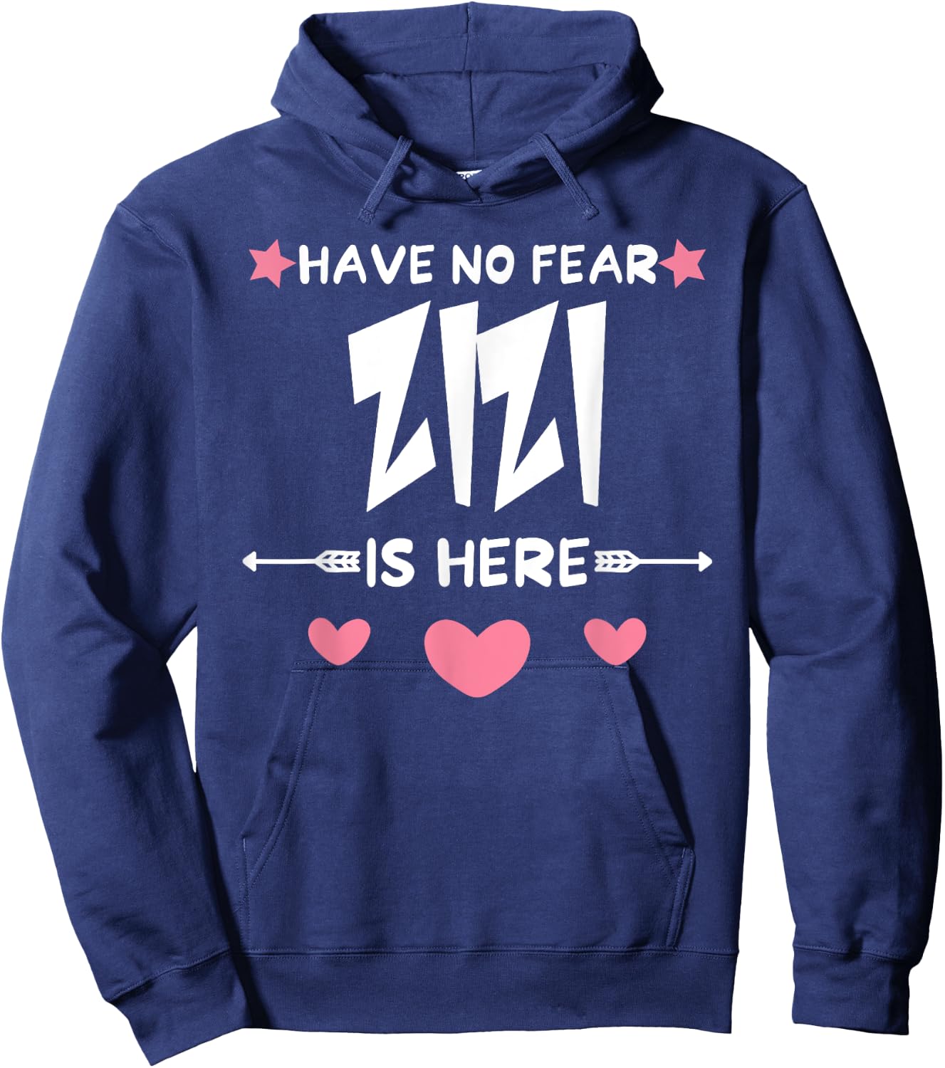 Have No Fear ZIZI Is Here Matching Family Party Hoodie - Hoodie | Navy