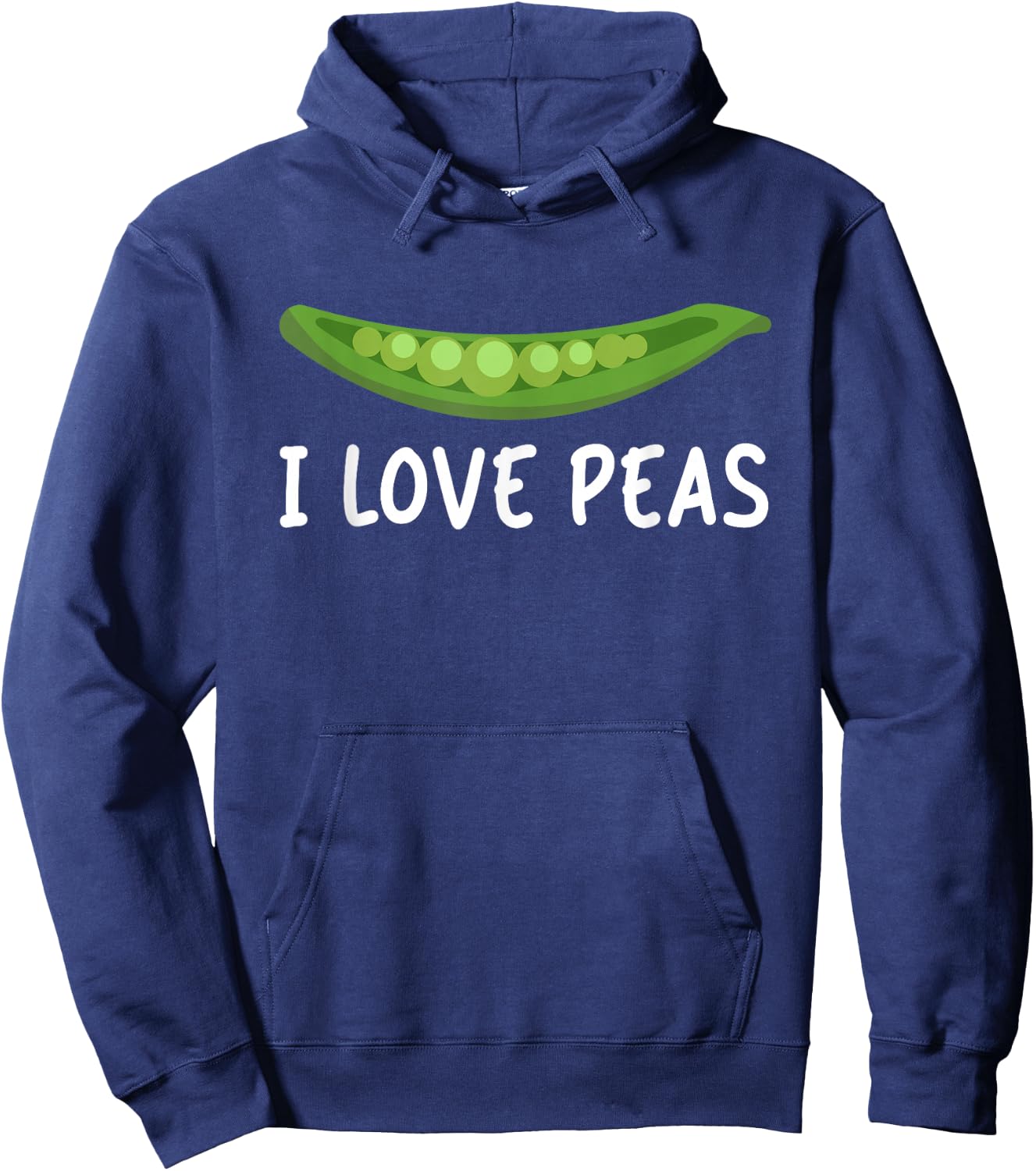 I Love Peas Hoodie - Hoodie | Navy