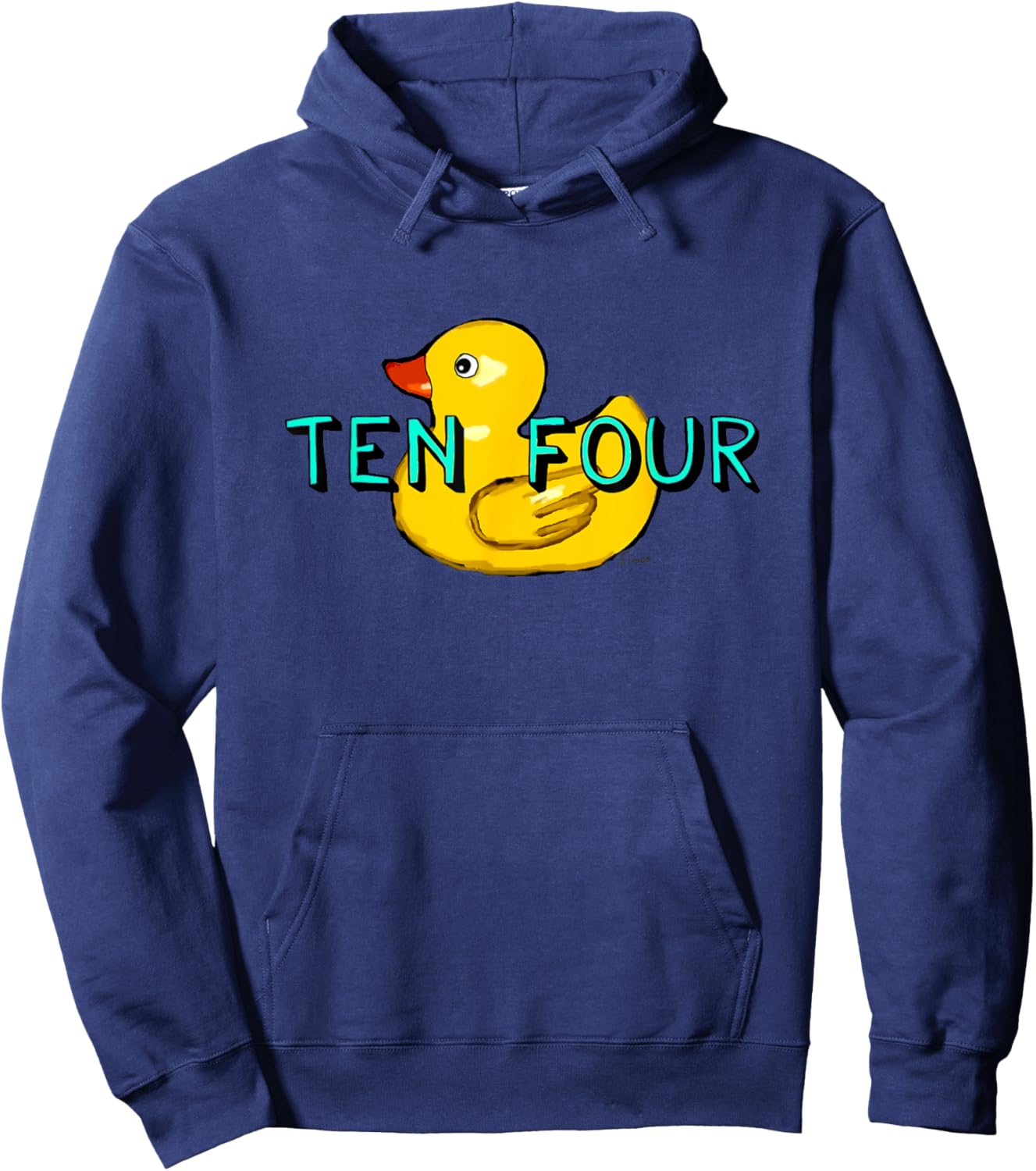 Big Ten Four Rubber Duck Convoy Trucker Hoodie - Hoodie | Navy