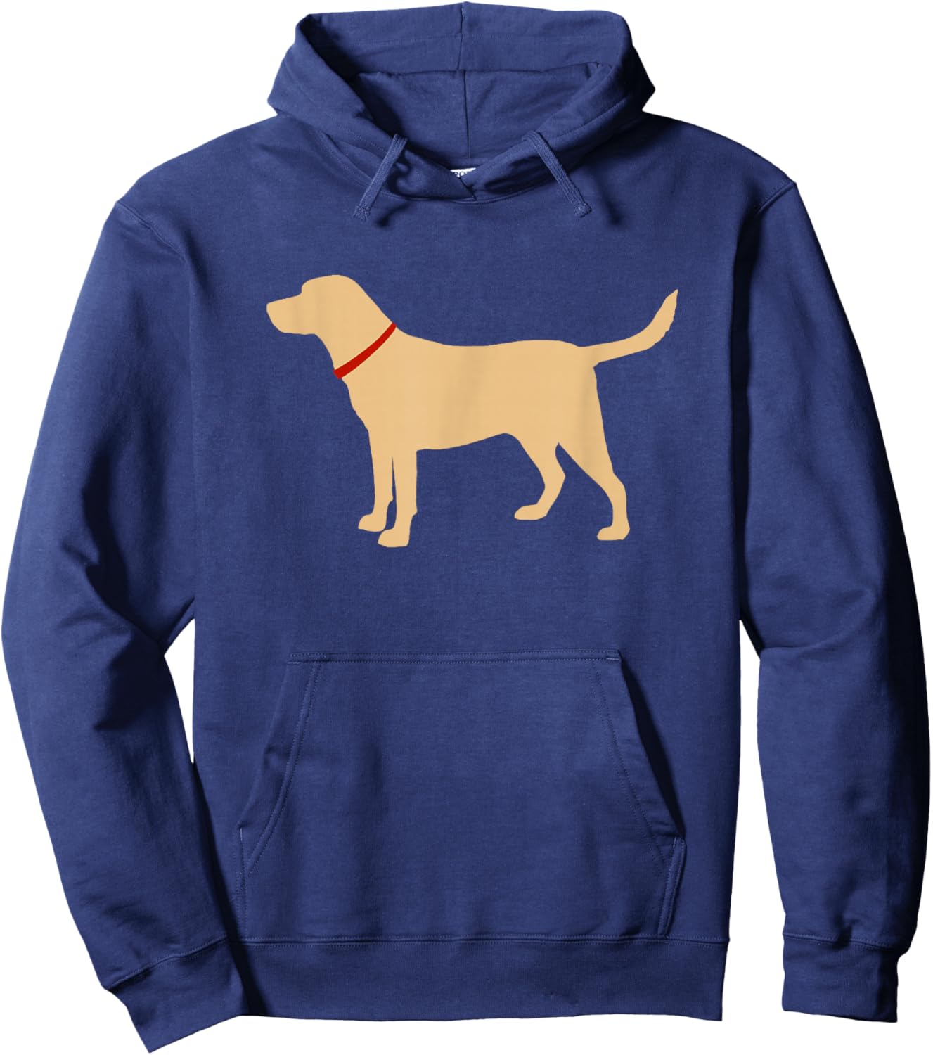 Labrador Retriever, Yellow Lab Hoodie - Hoodie | Navy