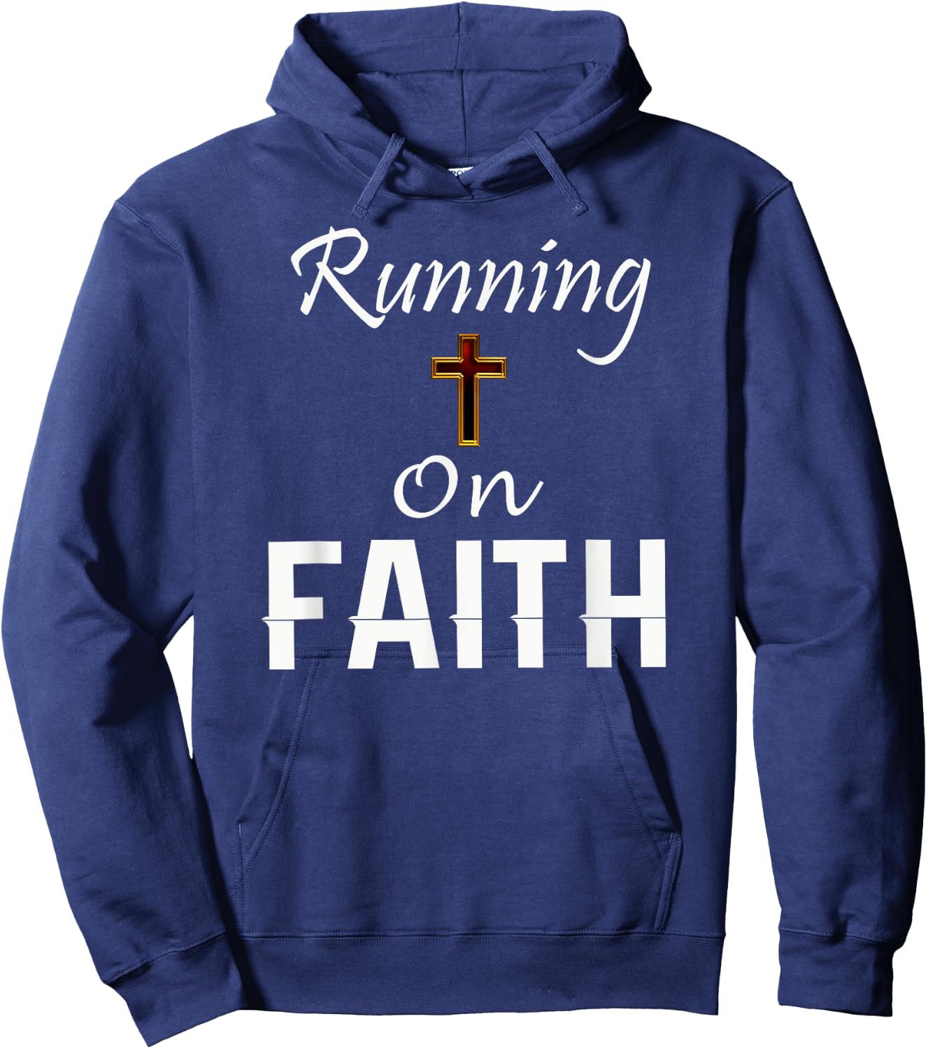 Running on Faith Runner Hoodie - Hoodie | Navy
