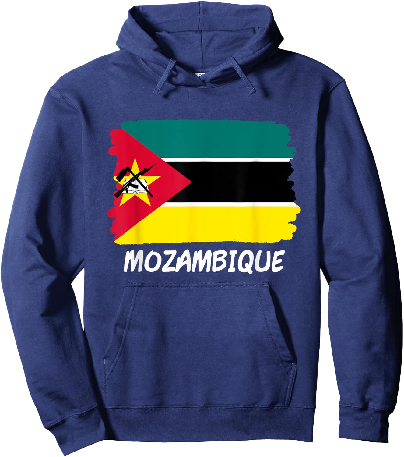 Mozambique Flag Hoodie - Hoodie | Navy