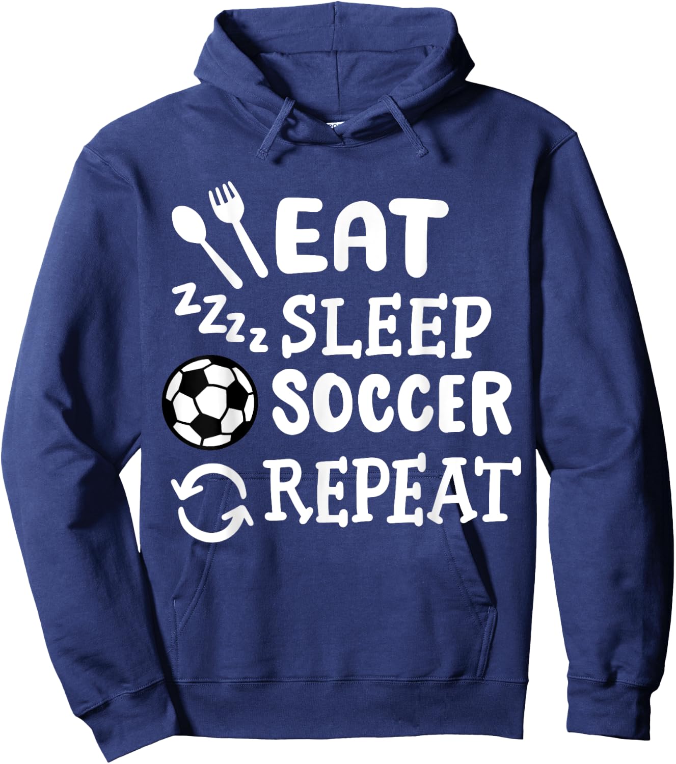 Soccer Soccer Player Hoodie - Hoodie | Navy