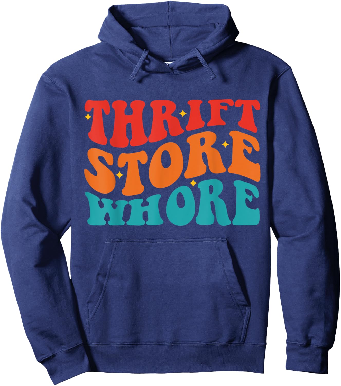 Thrift Store Whore Apparel Hoodie - Hoodie | Navy