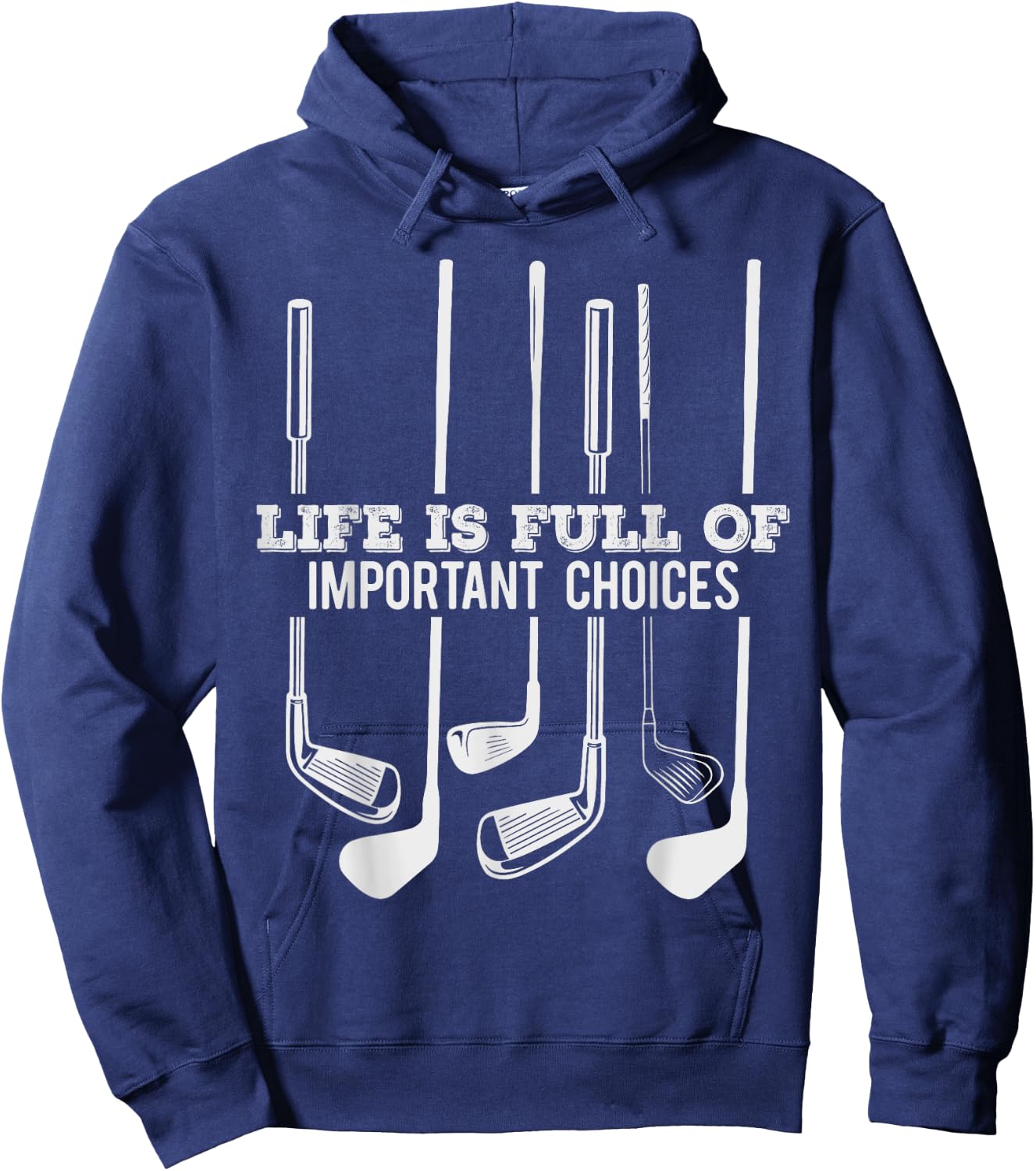 Funny Life is Full of Important Choices Hoodie - Hoodie | Navy