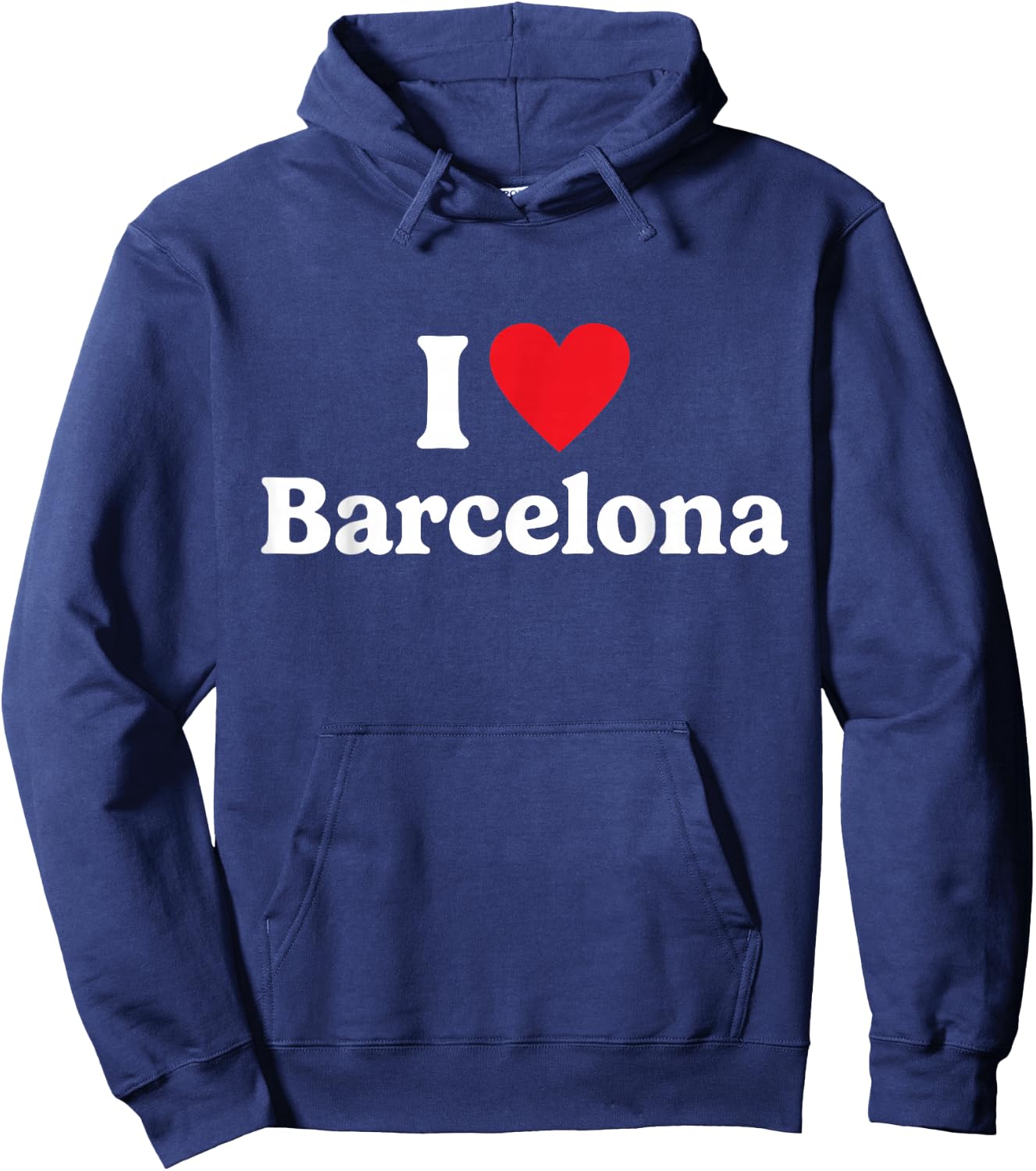 I love Barcelona Hoodie - Hoodie | Navy