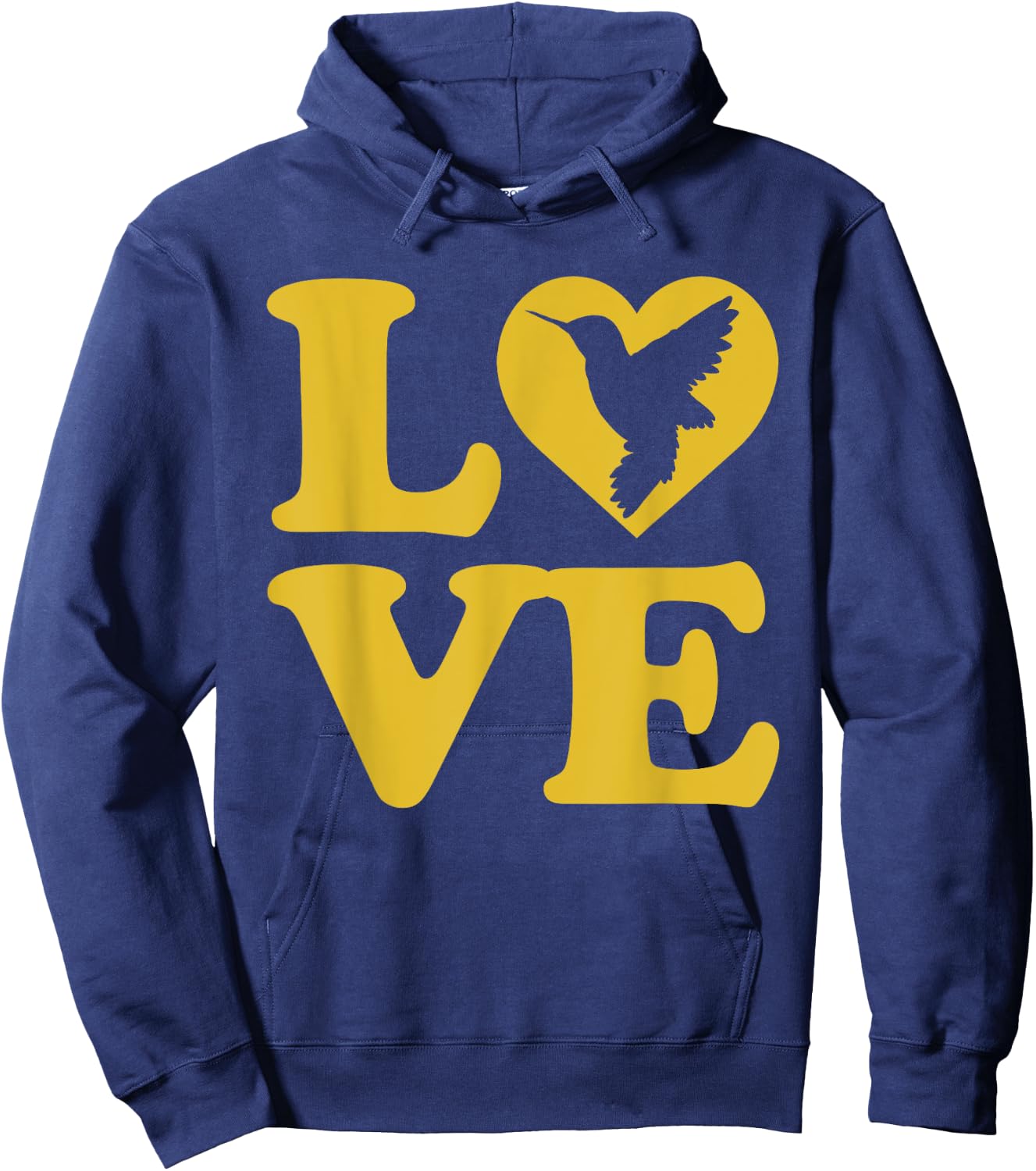 Cute Love Humminbirds Hoodie - Hoodie | Navy