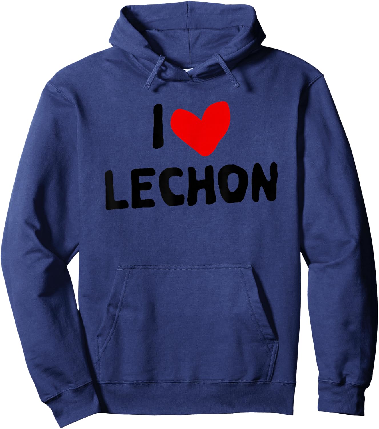 I Love Lechon Hoodie - Hoodie | Navy