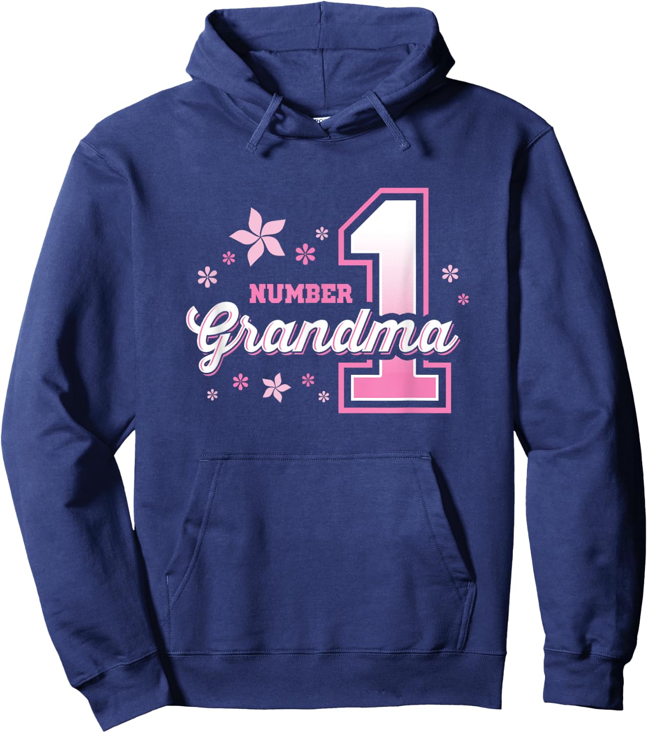 Granny : Number 1 Grandma #1 Hoodie - Hoodie | Navy