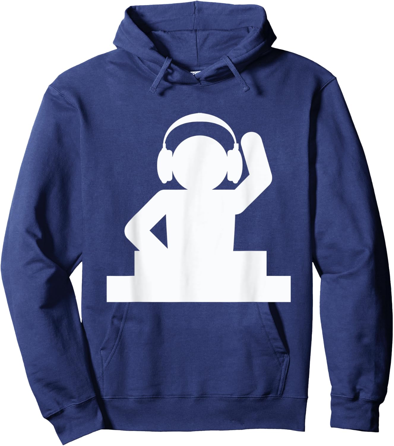 DJ Music Spinning - Disc Jockey Hoodie - Hoodie | Navy