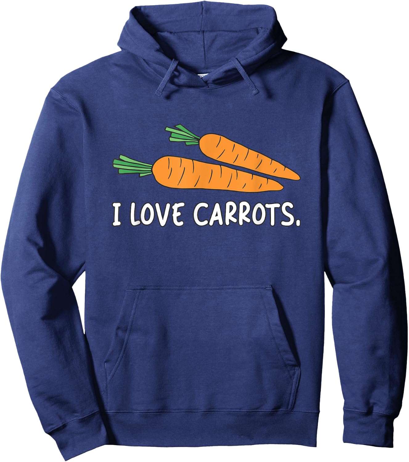 I Love Carrots Hoodie - Hoodie | Navy