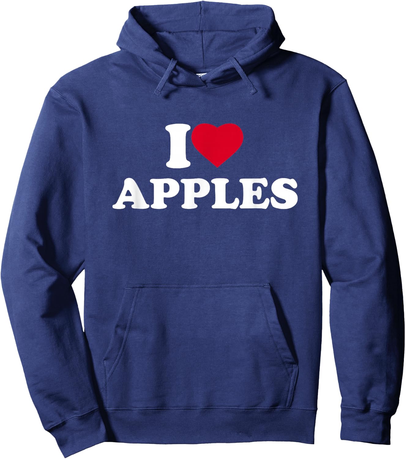 I Love Apples I Heart Apples Lover Fruit Hoodie - Hoodie | Navy