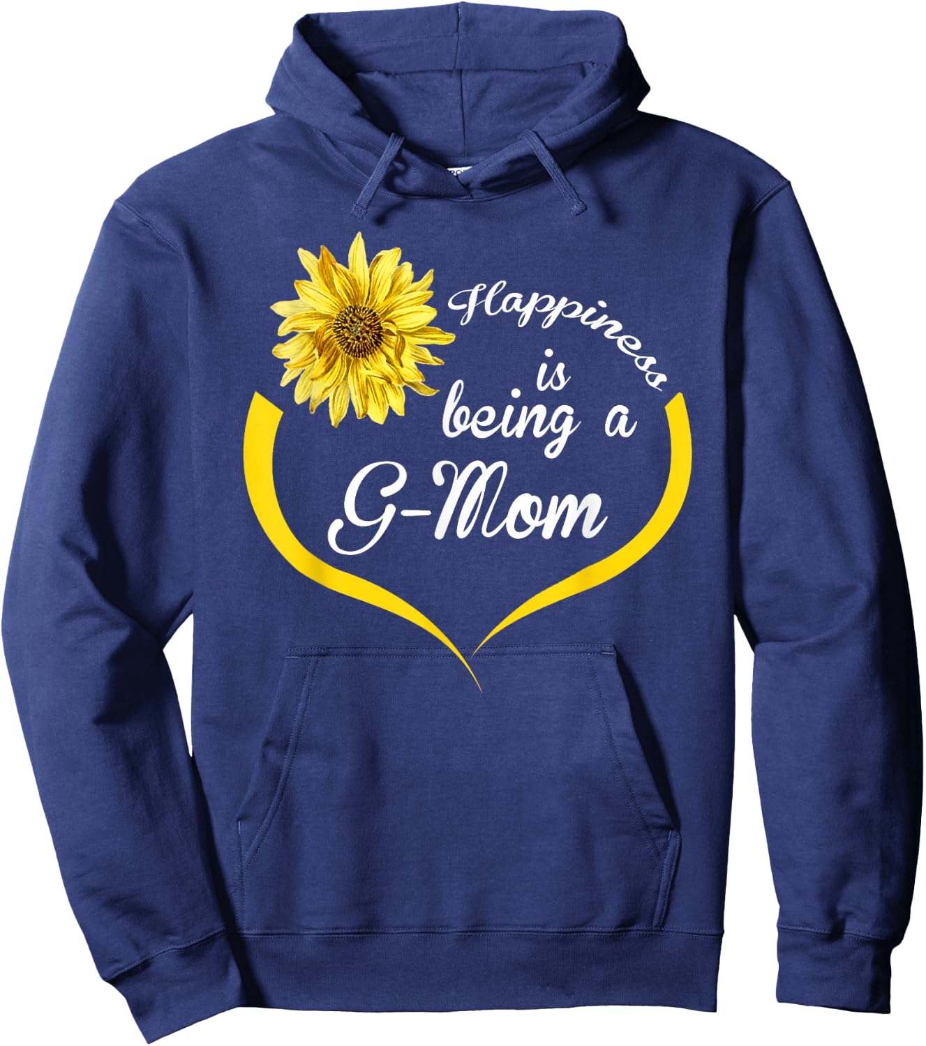 G-Mom Gift: Happiness Is Being A G-Mom Hoodie - Hoodie | Navy