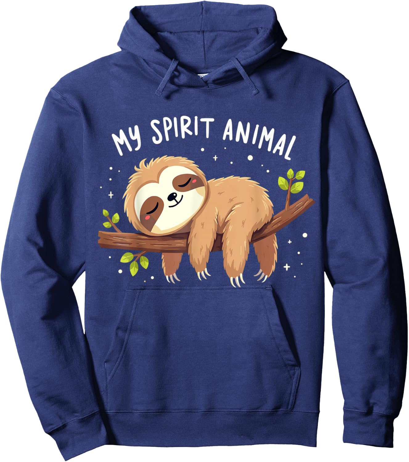 My Spirit Animal Sloth Lazy Hoodie - Hoodie | Navy