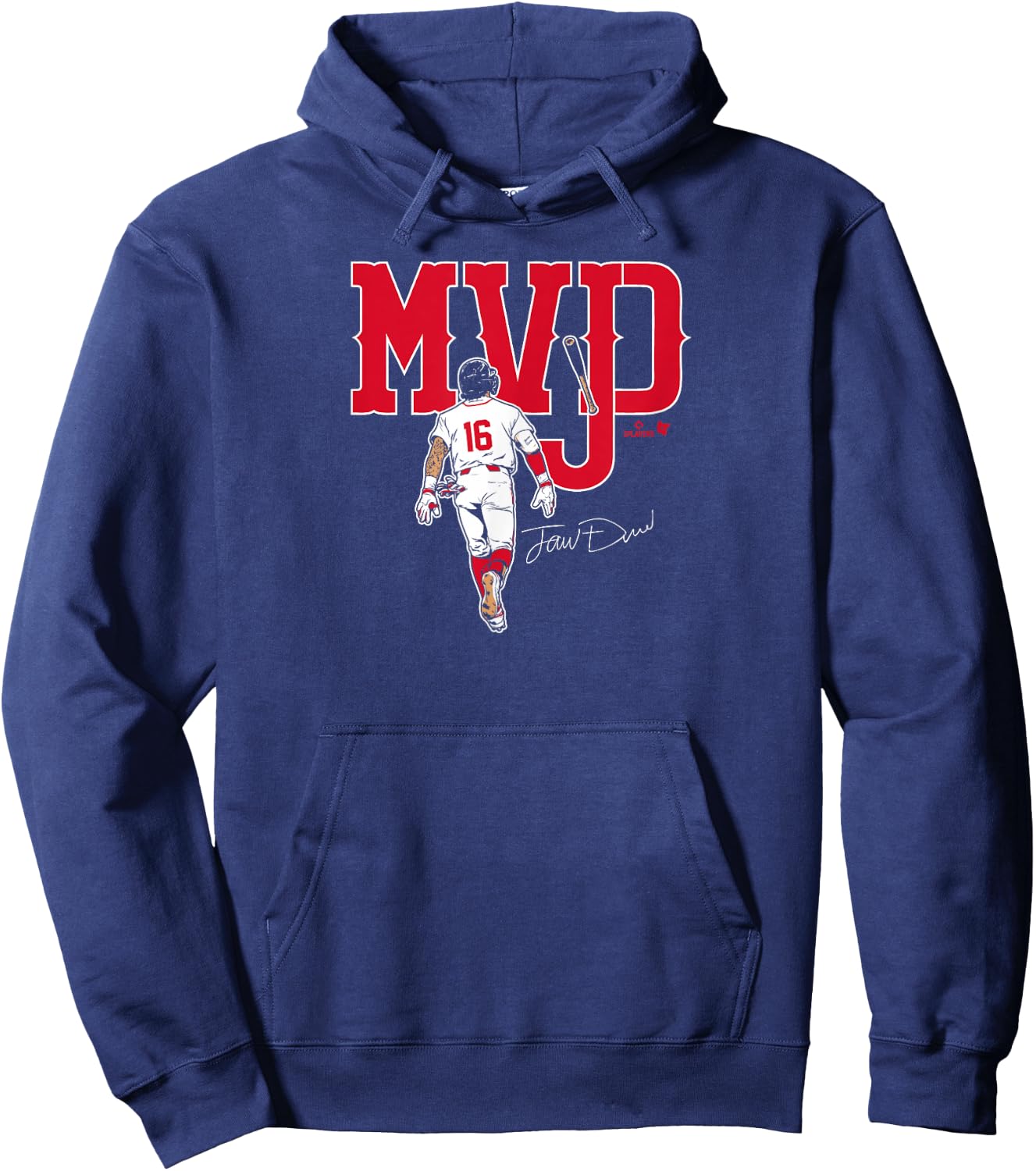Jarren Duran - MVJD - Boston Baseball Hoodie - Hoodie | Navy