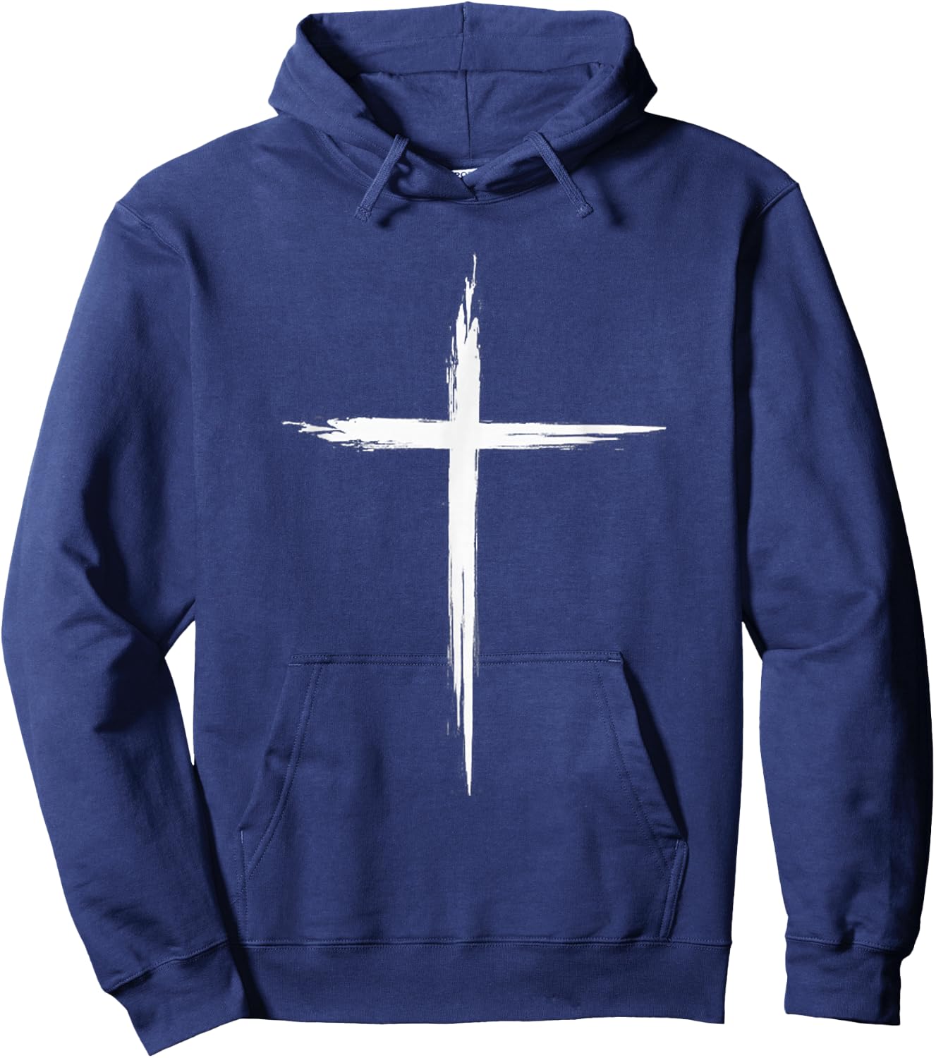 Faith Cross, , Jesus Cross Tattoo Cross Hoodie - Hoodie | Navy