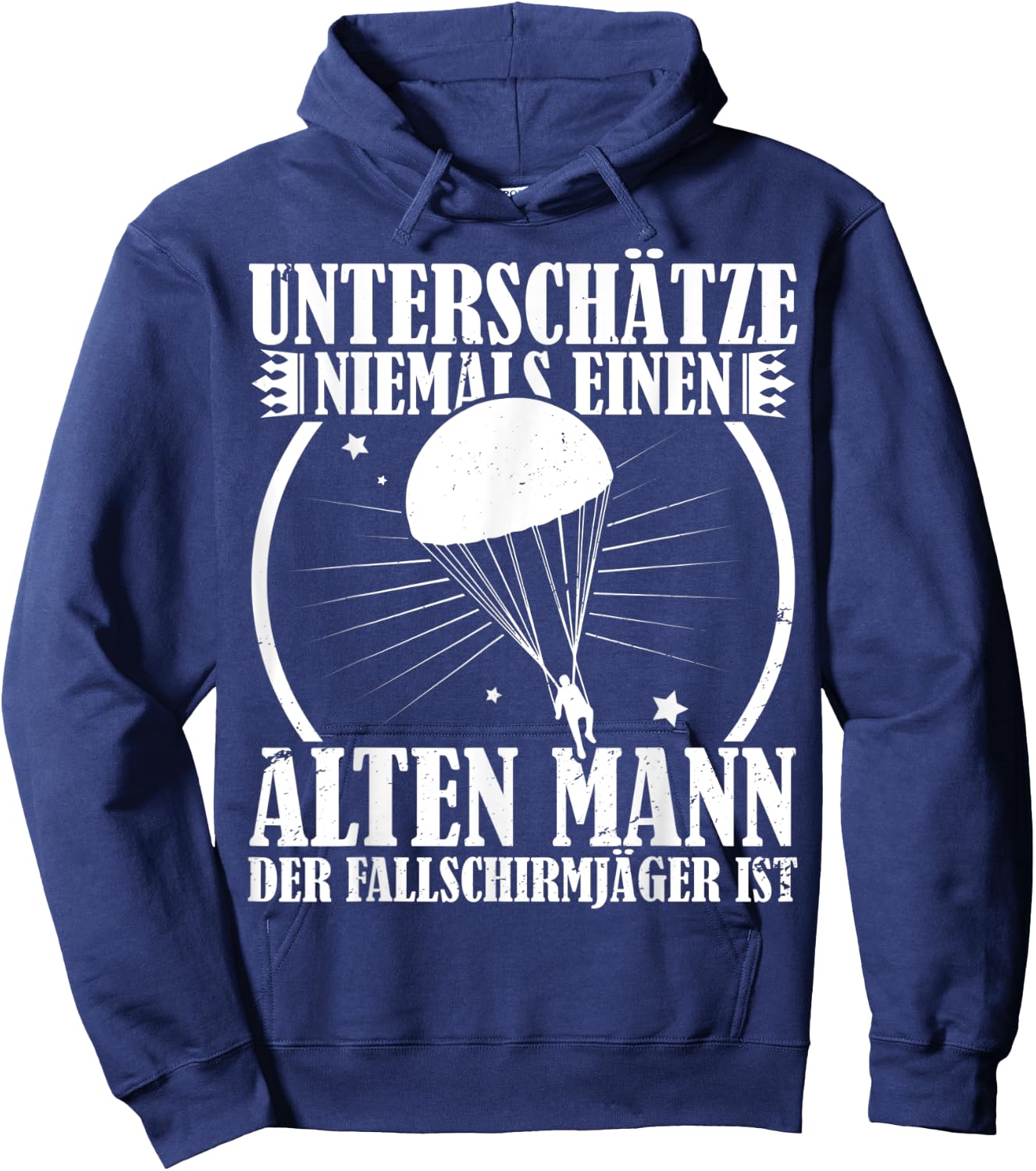 Paratroopers German Army Paratrooper Soldier Hoodie - Hoodie | Navy