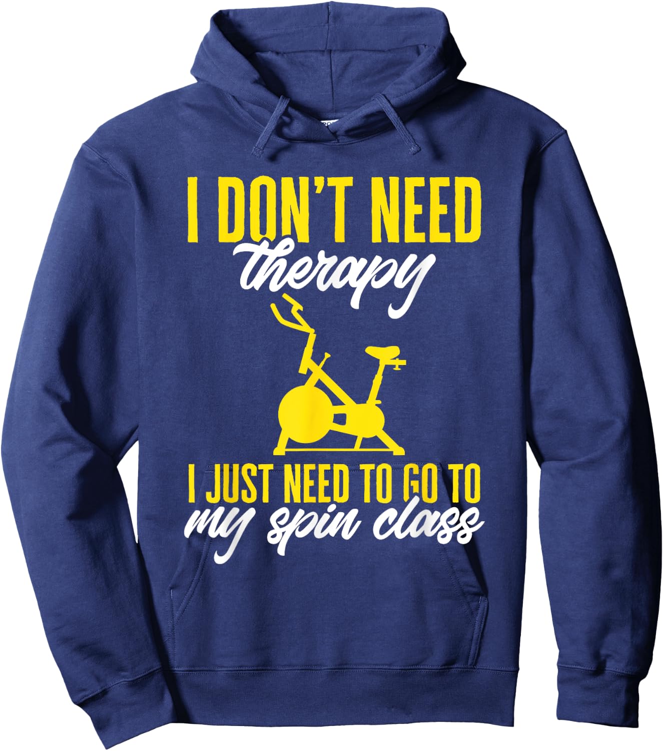 Indoor Cycling Spinning Spin Class Workout Hoodie - Hoodie | Navy