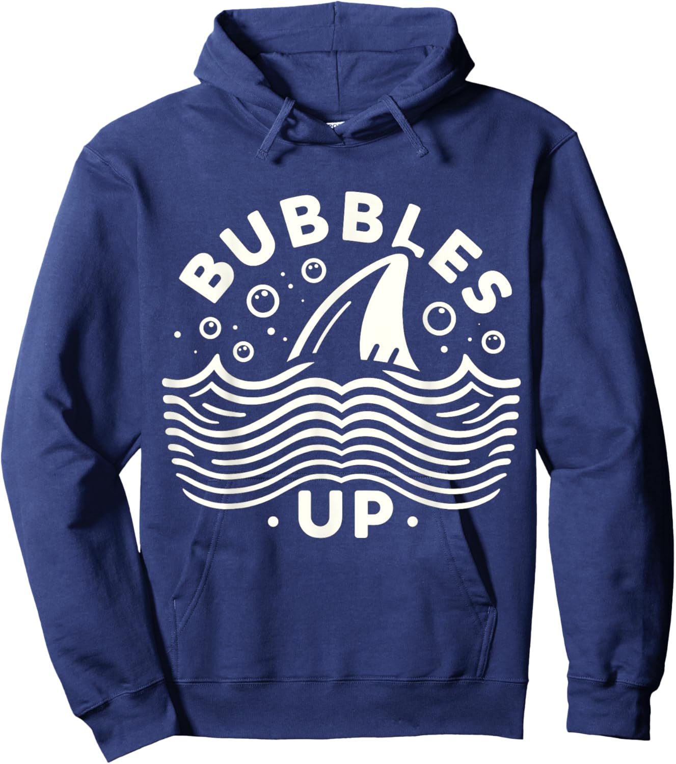 Bubbles Up Shark lover Hoodie - Hoodie | Navy