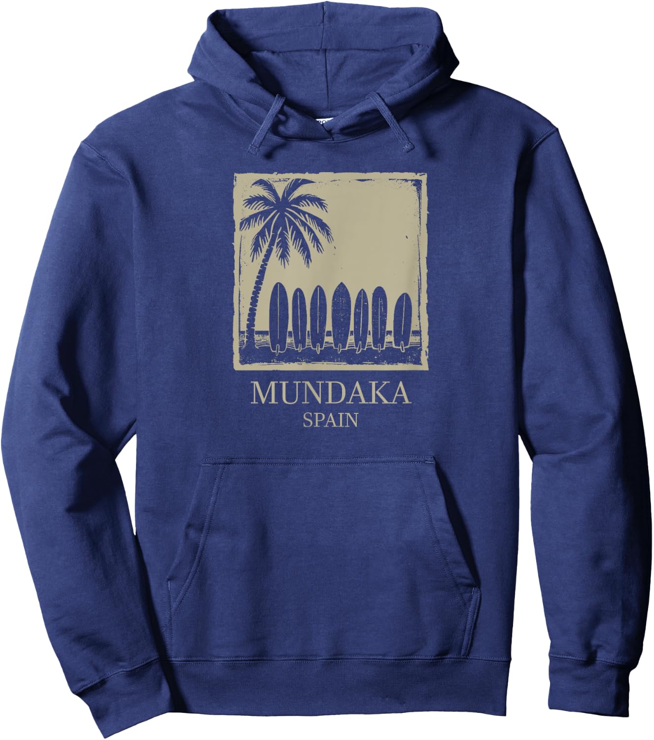 Surfing Surfboard MUNDAKA Hoodie - Hoodie | Navy