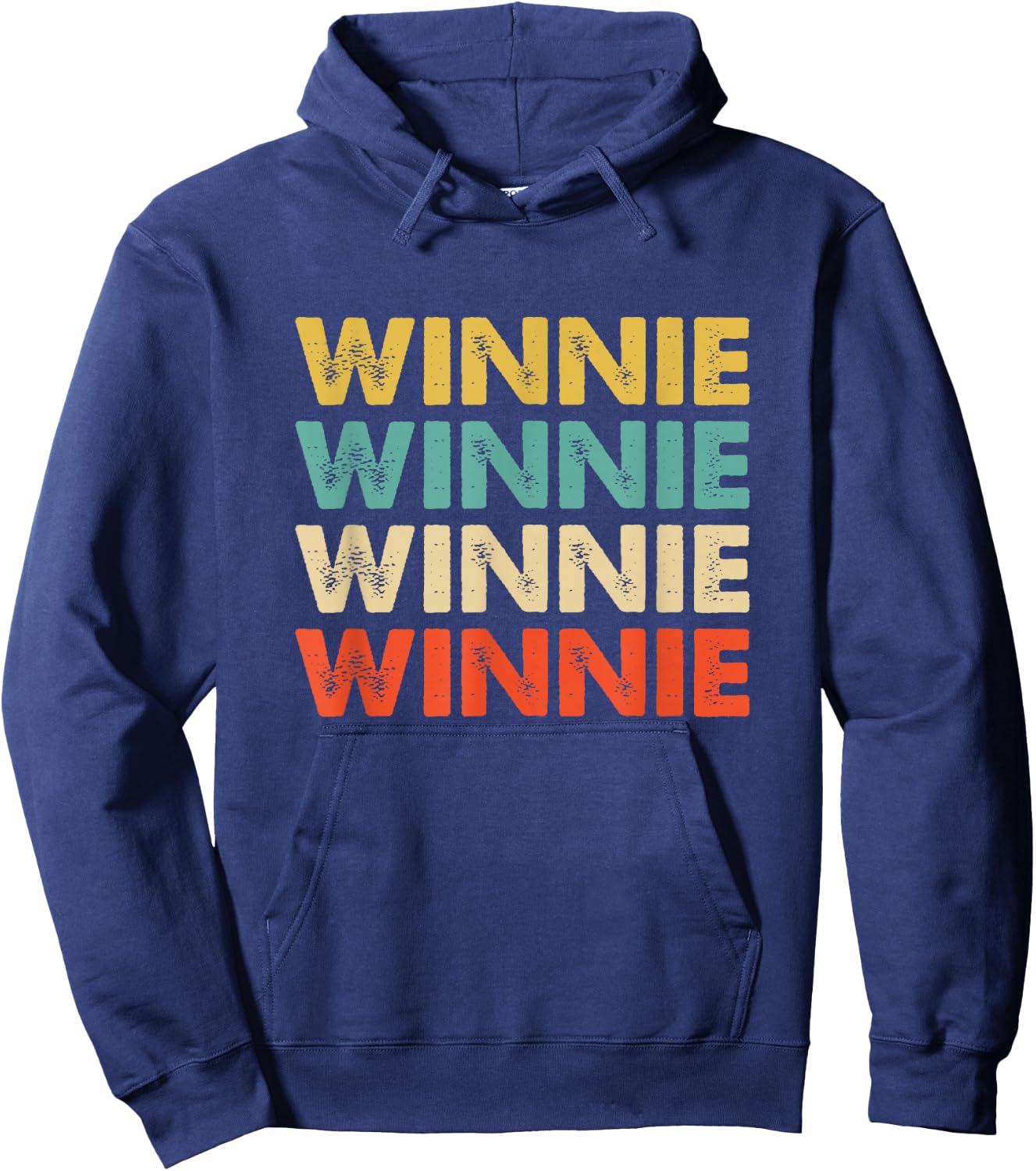 Winnie Name Hoodie - Hoodie | Navy