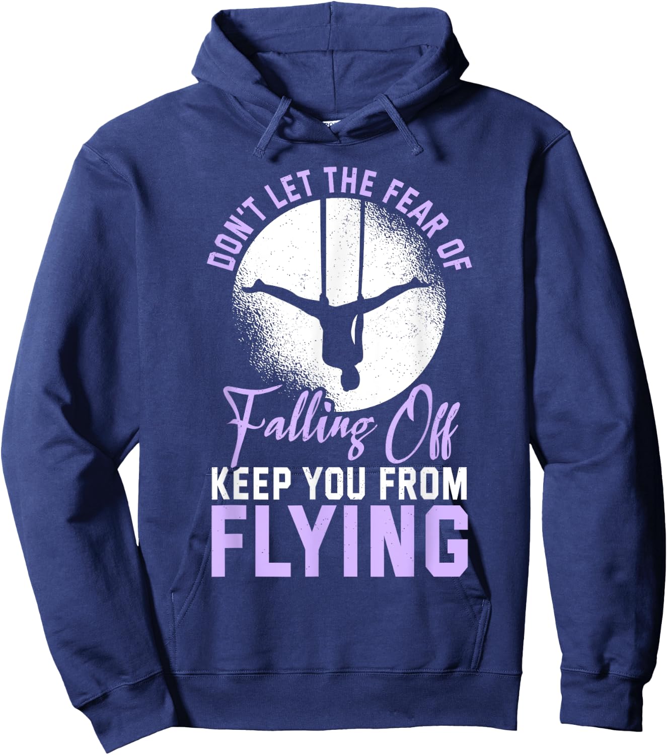 Aerialist Aerial Silks Acrobatics Air Yoga Hoodie - Hoodie | Navy