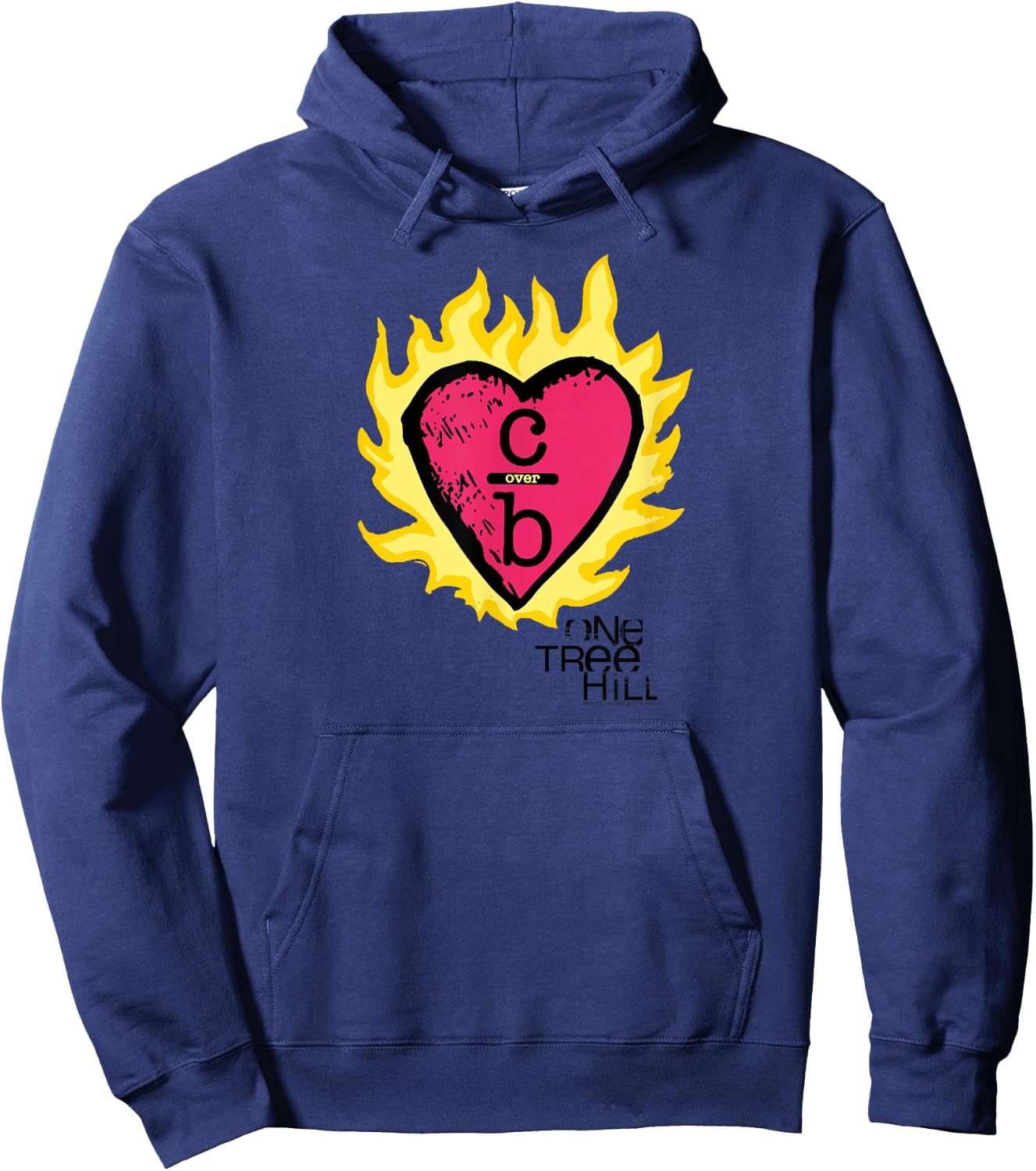 One Tree Hill Clothes Over Bros Heart Hoodie - Hoodie | Navy