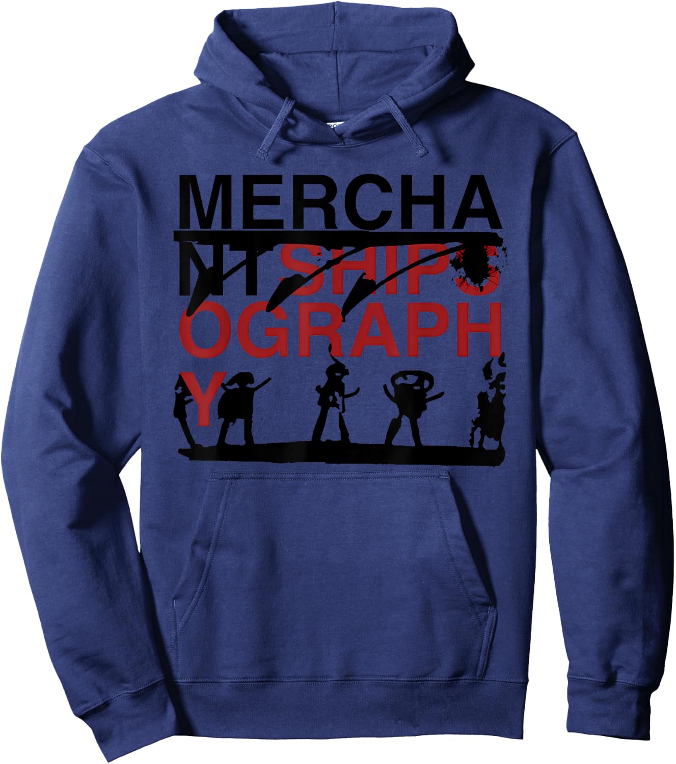MERCHANT SHIPS OGRAPHY Funny design Hoodie - Hoodie | Navy