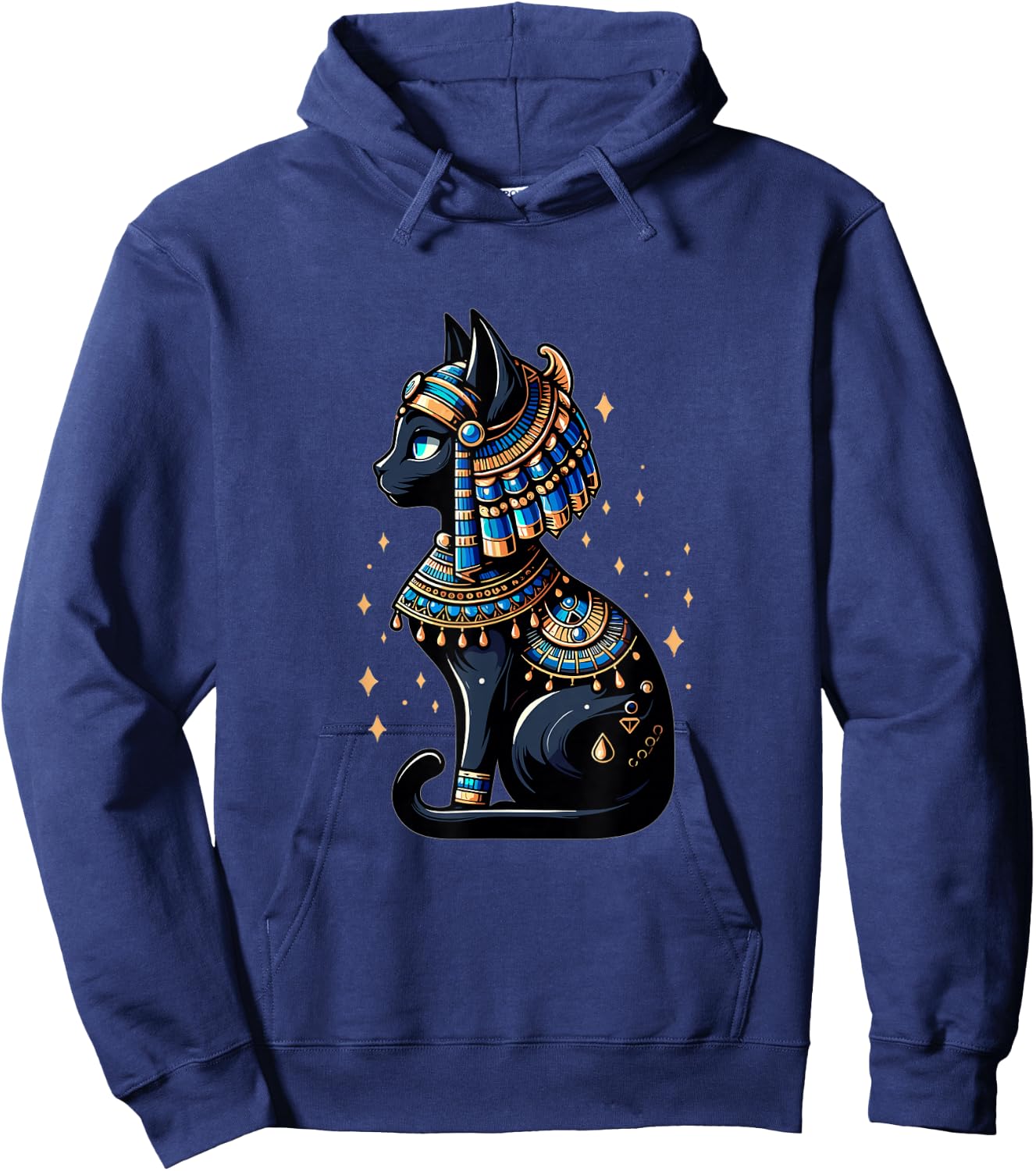 Mythology Egyptian God Bastet Hoodie - Hoodie | Navy