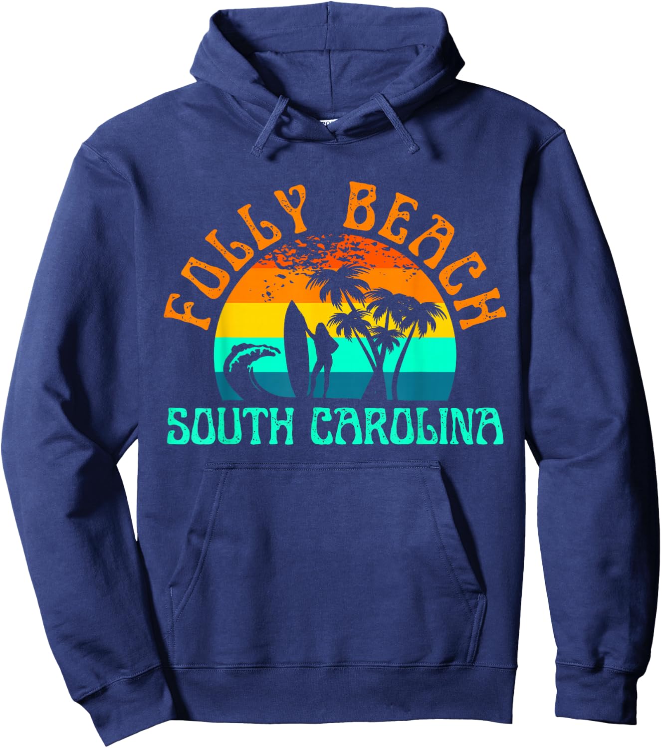 Folly Beach Hoodie - Hoodie | Navy