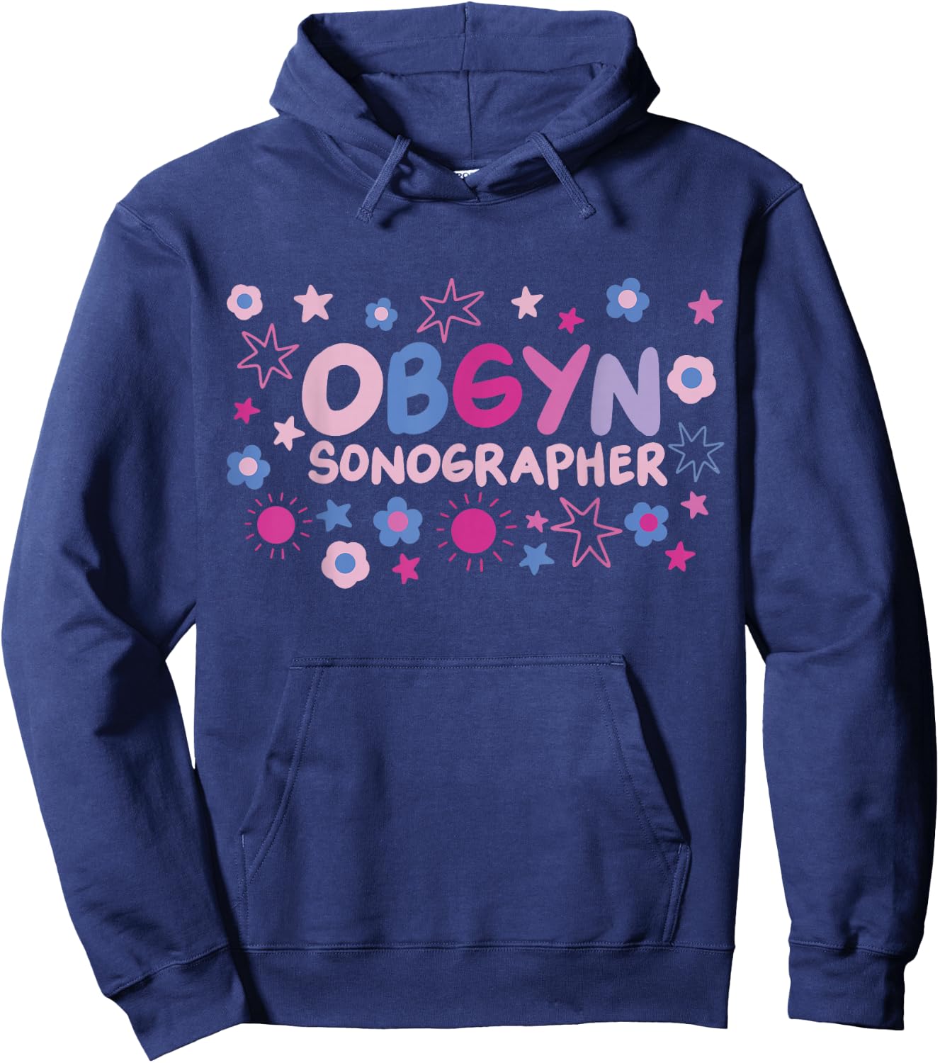 Obgyn Sonographer Hoodie - Hoodie | Navy