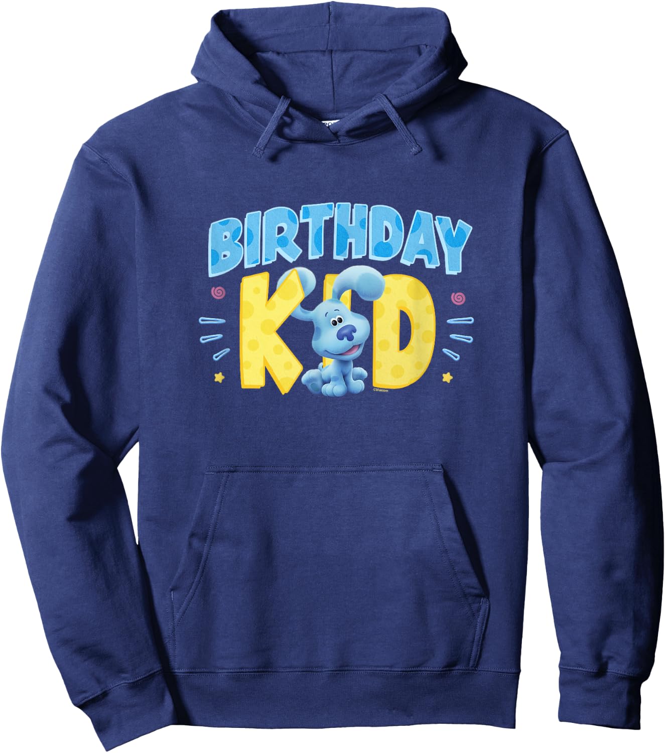 Blue's Clues & You Birthday Kid Cute Blue Logo Hoodie - Hoodie | Navy