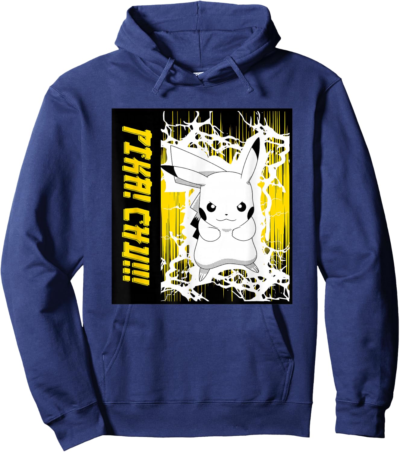 Pokémon - Pikachu Anime Lightning Scence Hoodie - Hoodie | Navy