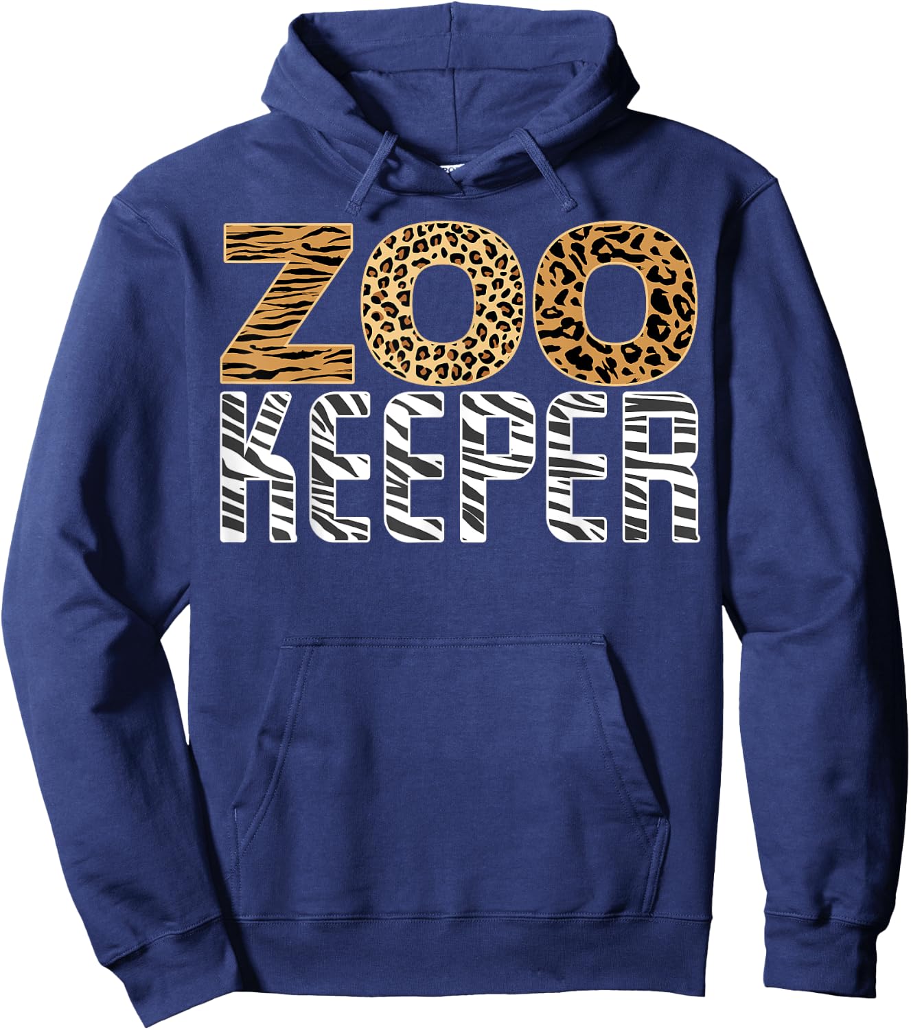 Zookeeper Costume Halloween Wildlife Zoo Keeper Hoodie - Hoodie | Navy