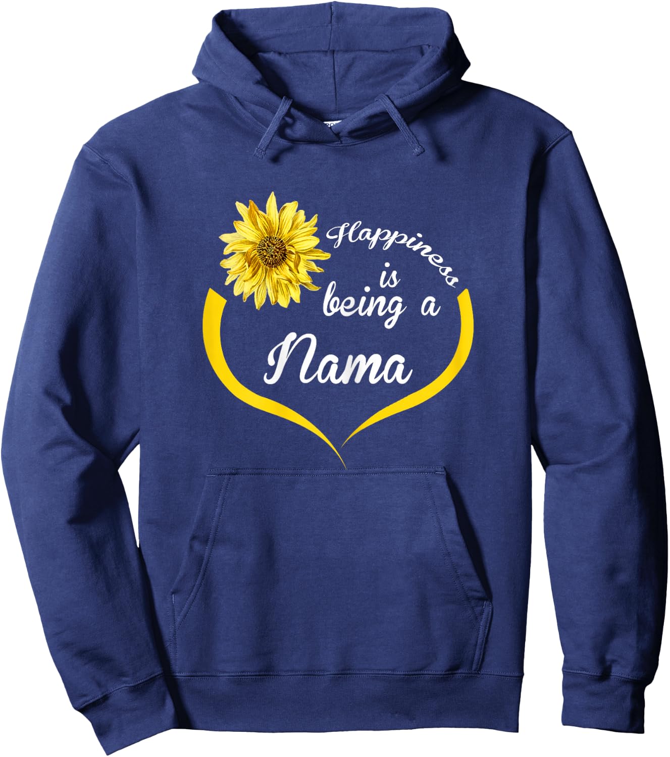 Nama Design: Happiness Is Being A Nama Hoodie - Hoodie | Navy