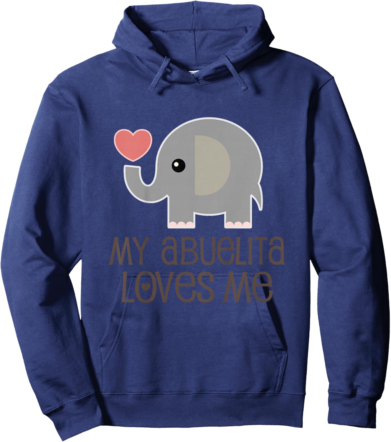 Kids My Abuelita Loves Me Grandchild Hoodie - Hoodie | Navy