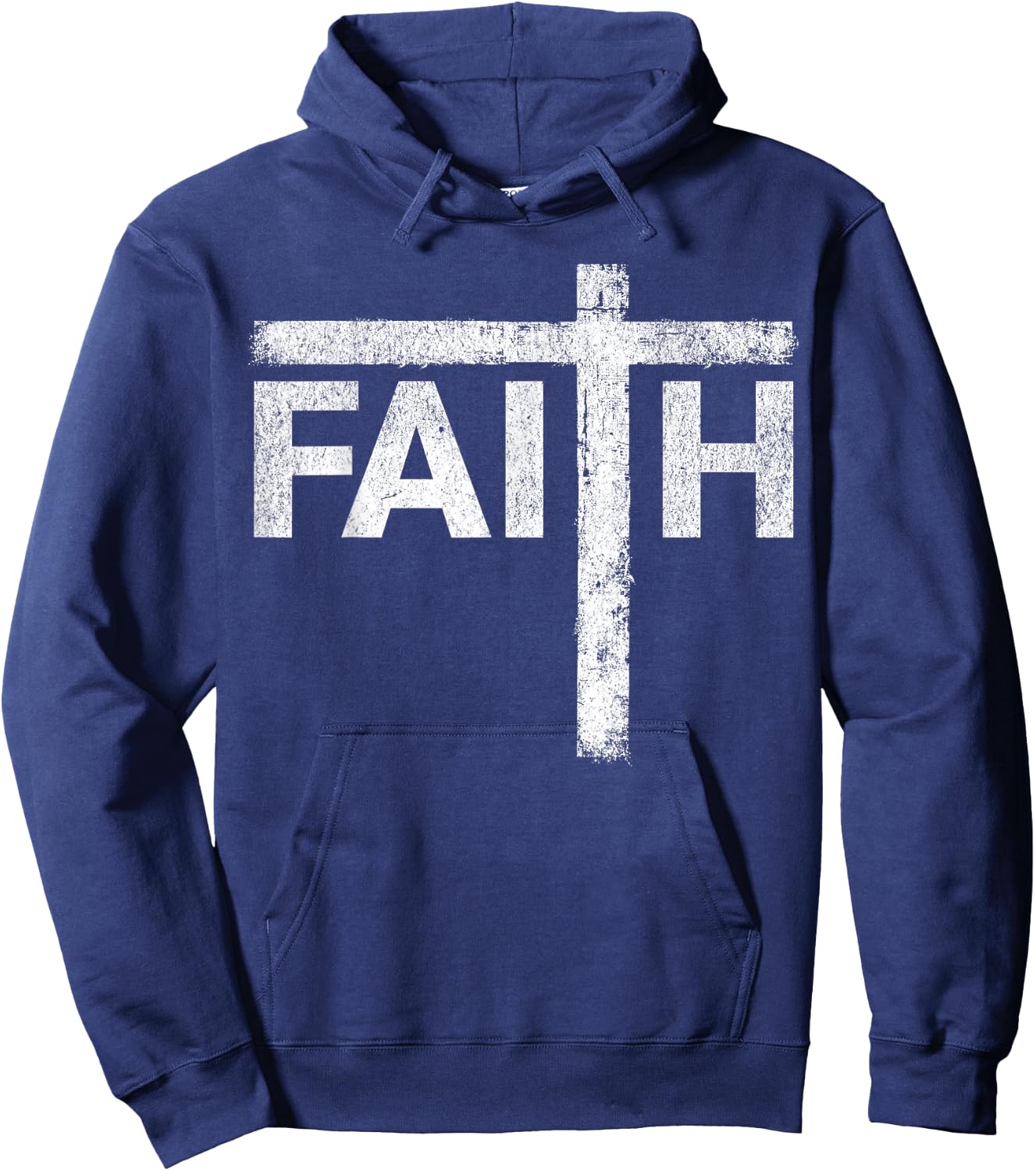 Christian Faith & Cross - Christian Faith Hoodie - Hoodie | Navy