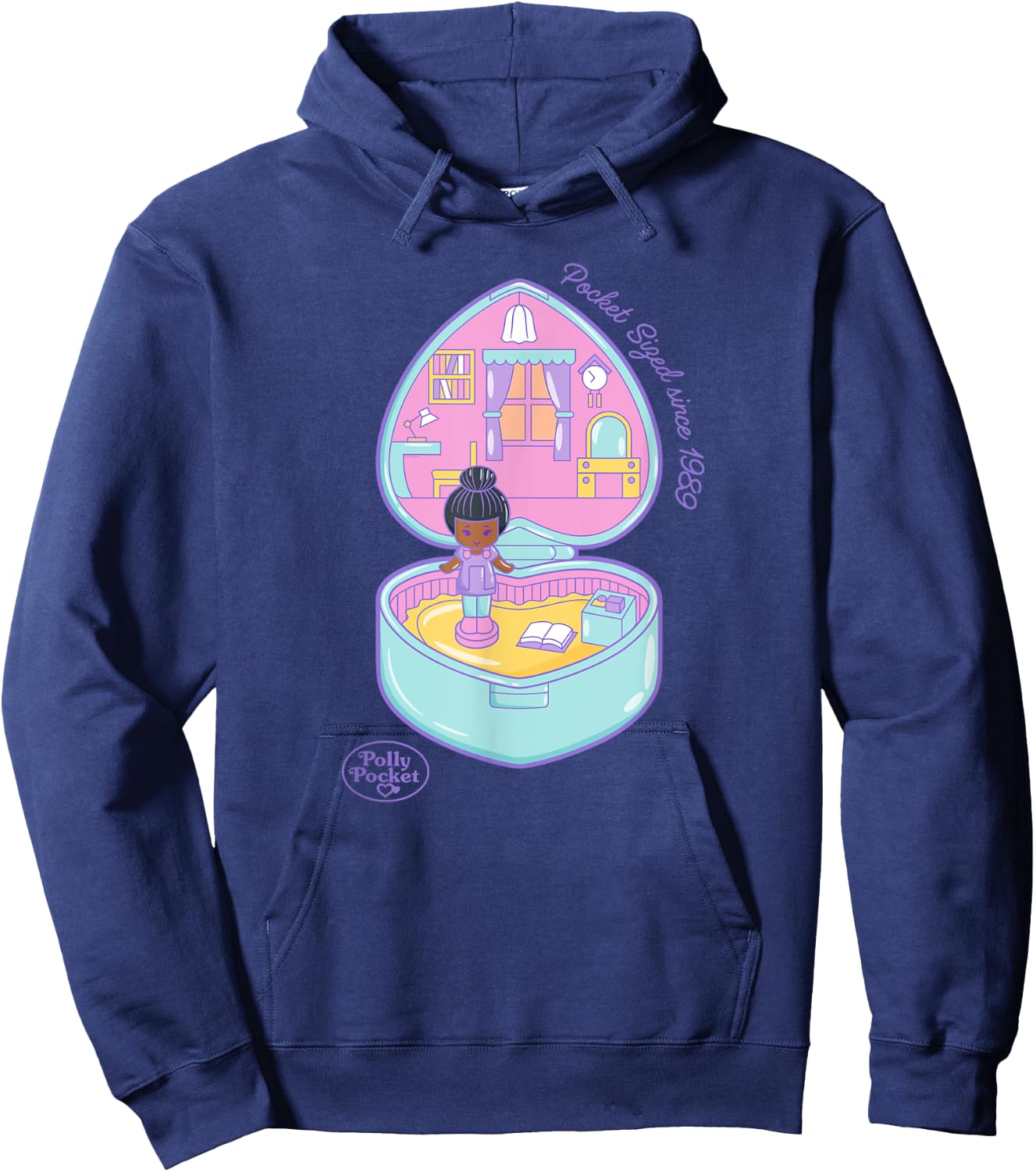 Polly Pocket - Pocket-Sized Since 1989 Hoodie - Hoodie | Navy
