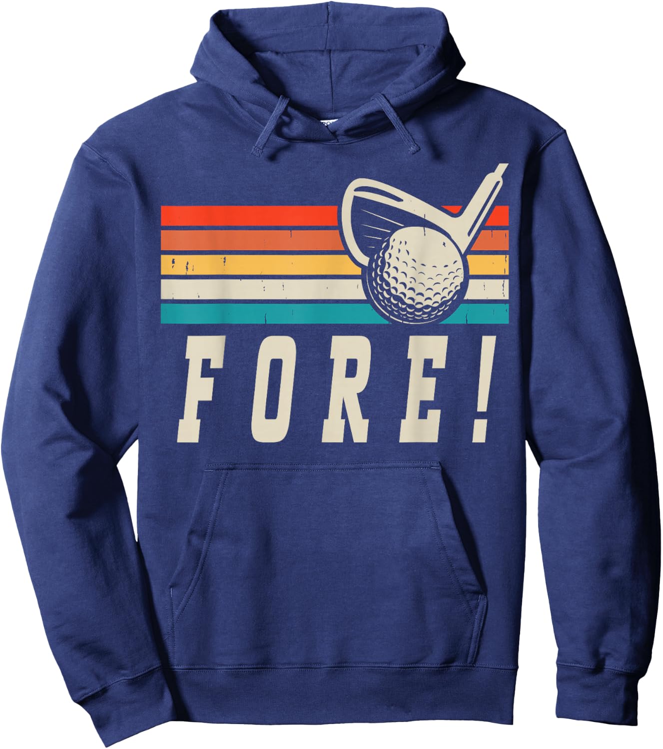 Fore 4th Golf Birthday Party Hoodie - Hoodie | Navy