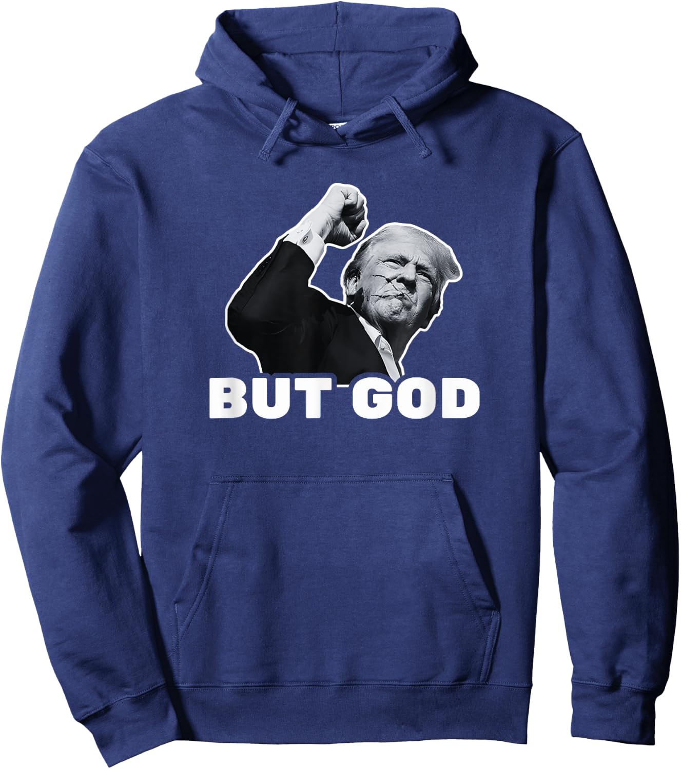 Trump But God Hoodie - Hoodie | Navy