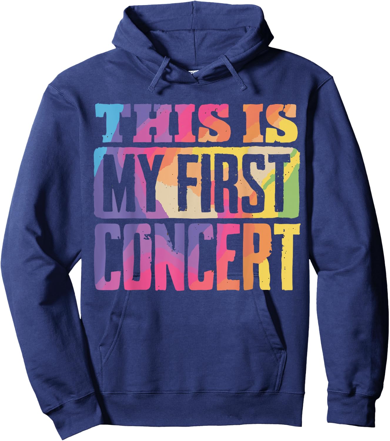 This Is My First Concert Hoodie - Hoodie | Navy