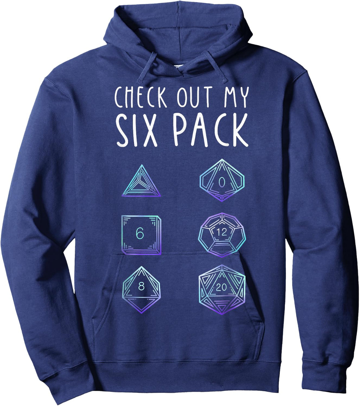 Check Out Six Pack Hoodie - Hoodie | Navy